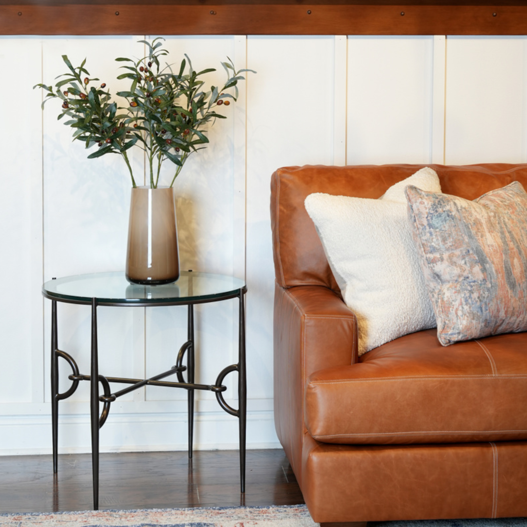Paddock Round End Table by Charleston Forge