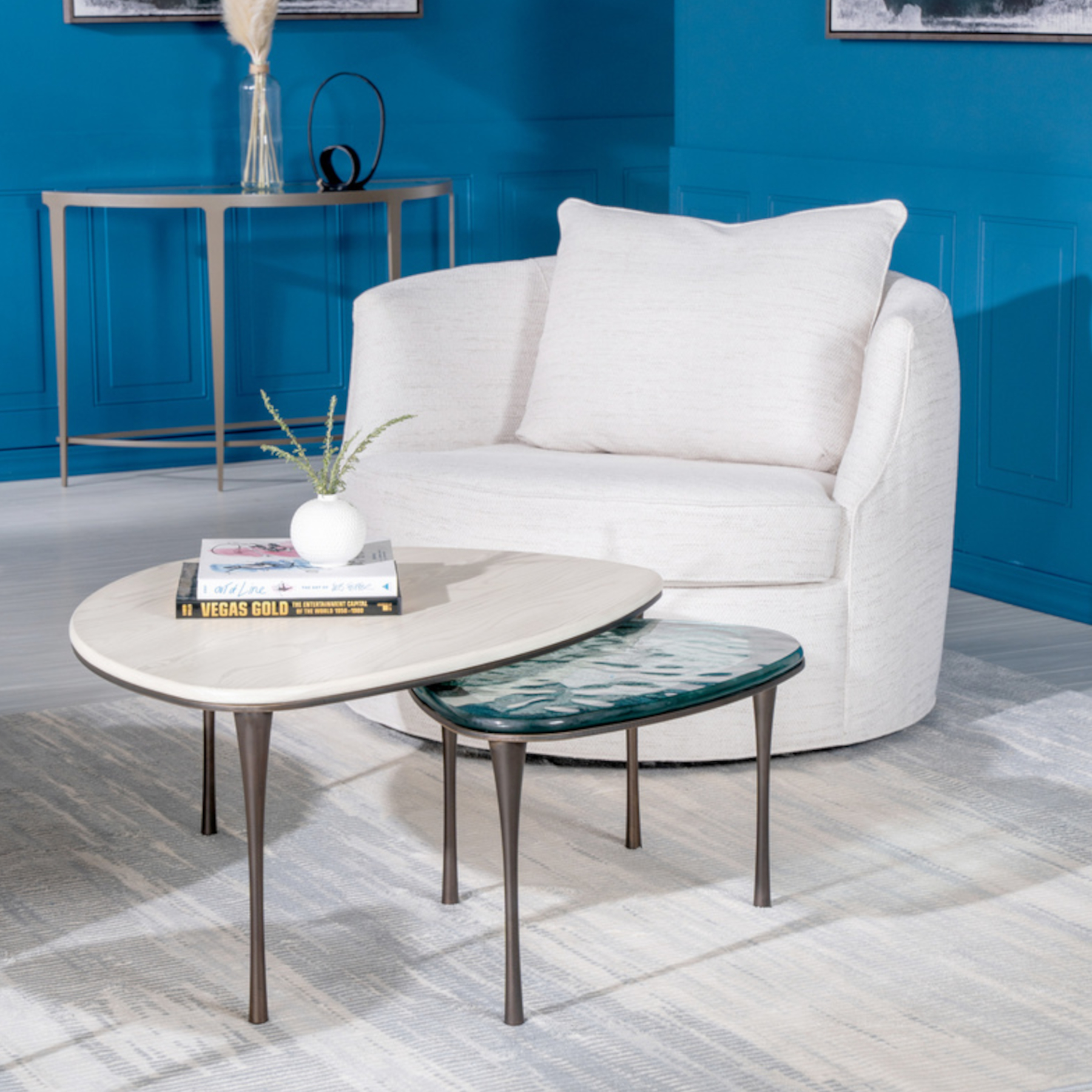 Reuleaux Occasional Tables by Charleston Forge