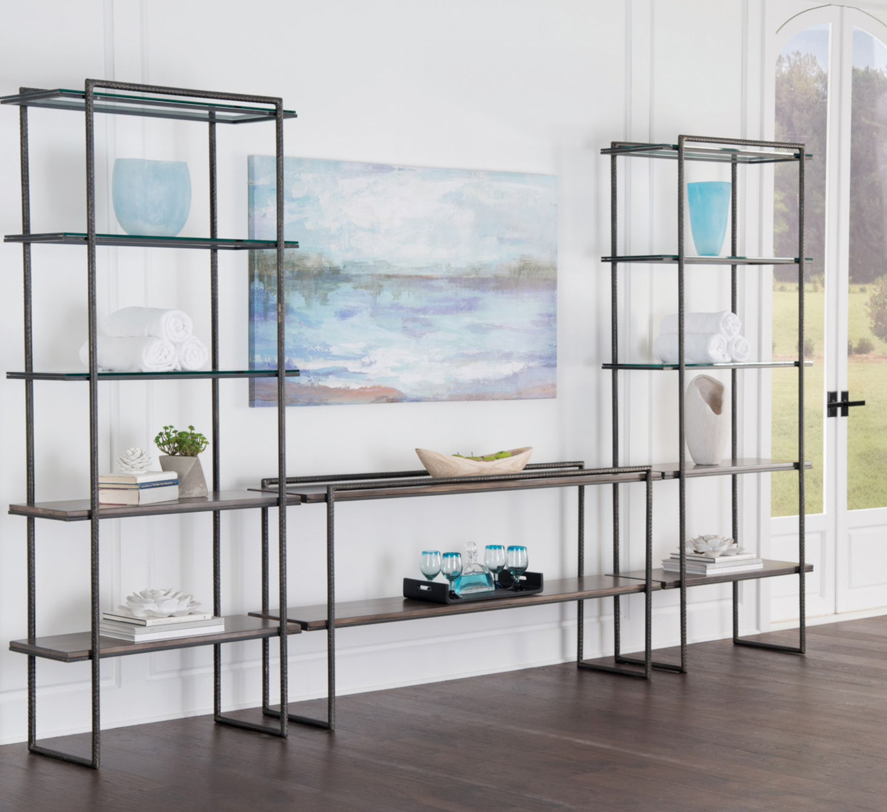 Spa Etagere & Entertainment Console by Charleston Forge