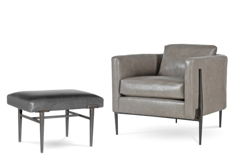 Springhouse Lounge Chair & Ottoman by Charleston Forge