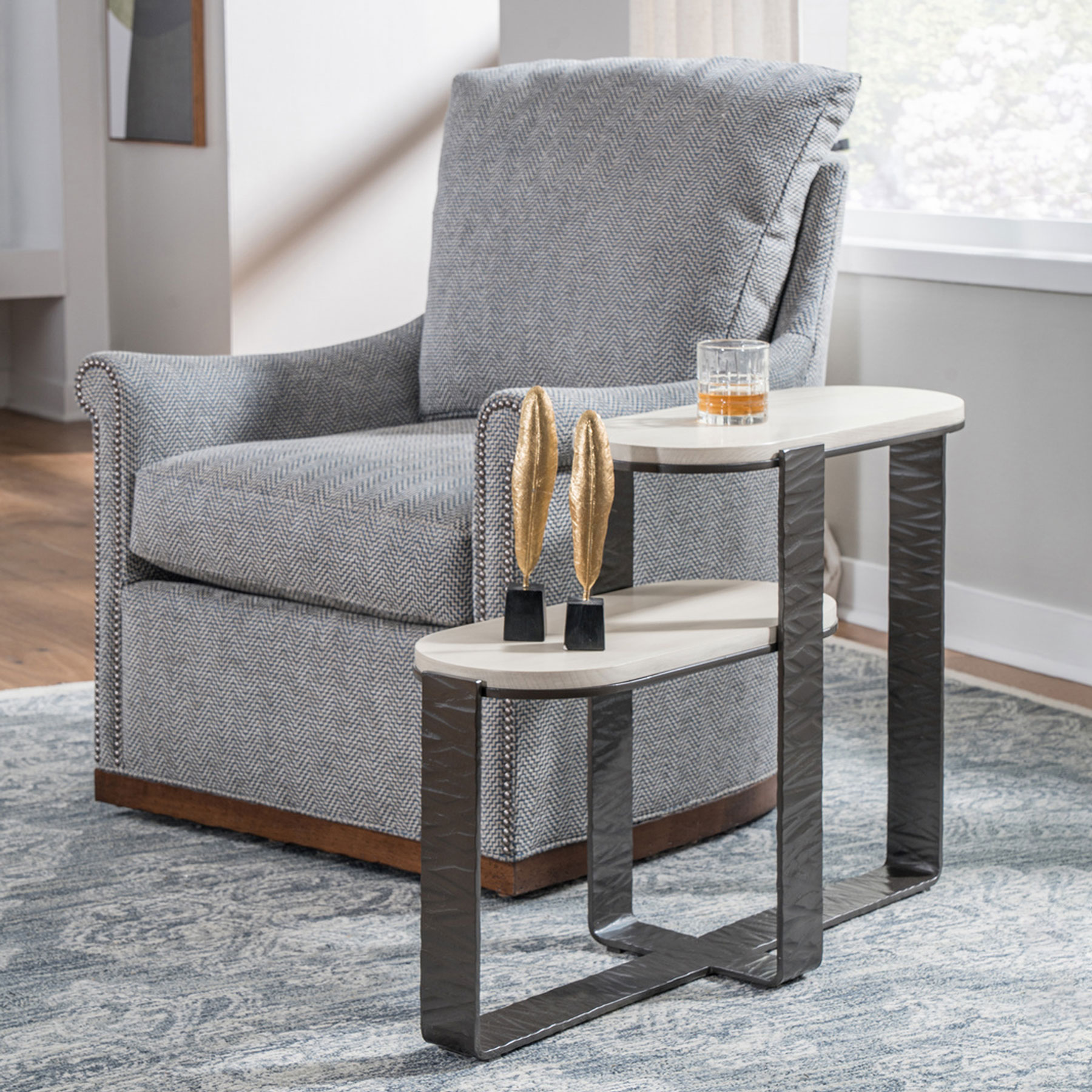 Charleston Forge Underwood 34 inch Chairside Console Table