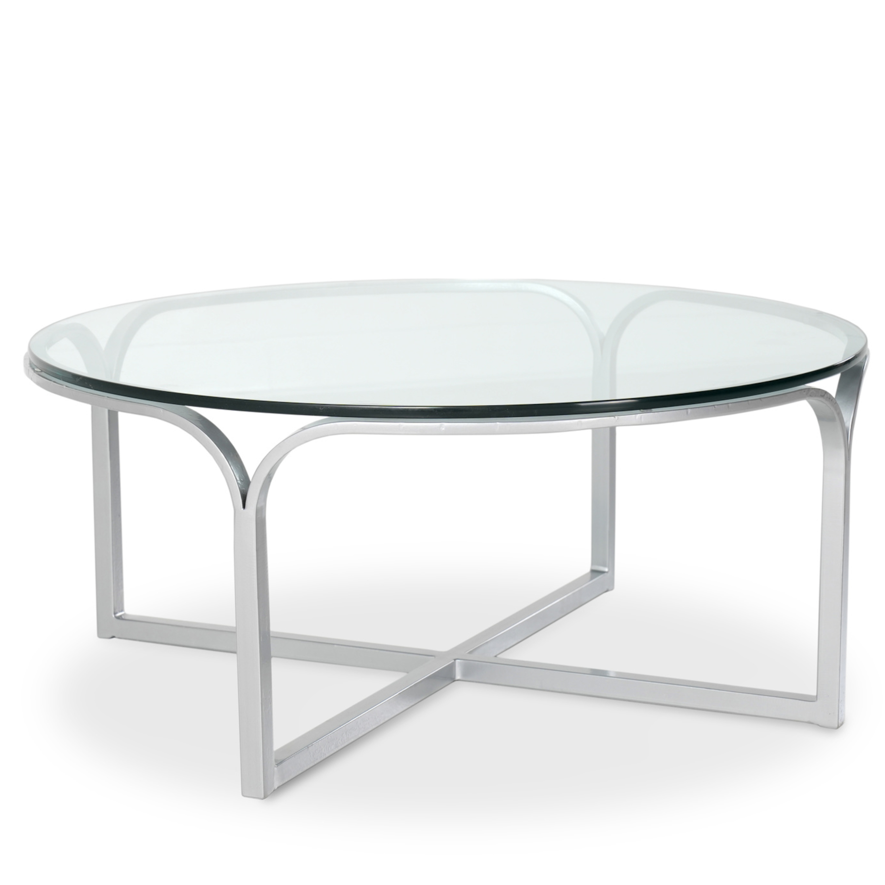 Wave 54" Round Cocktail Table by Charleston Forge