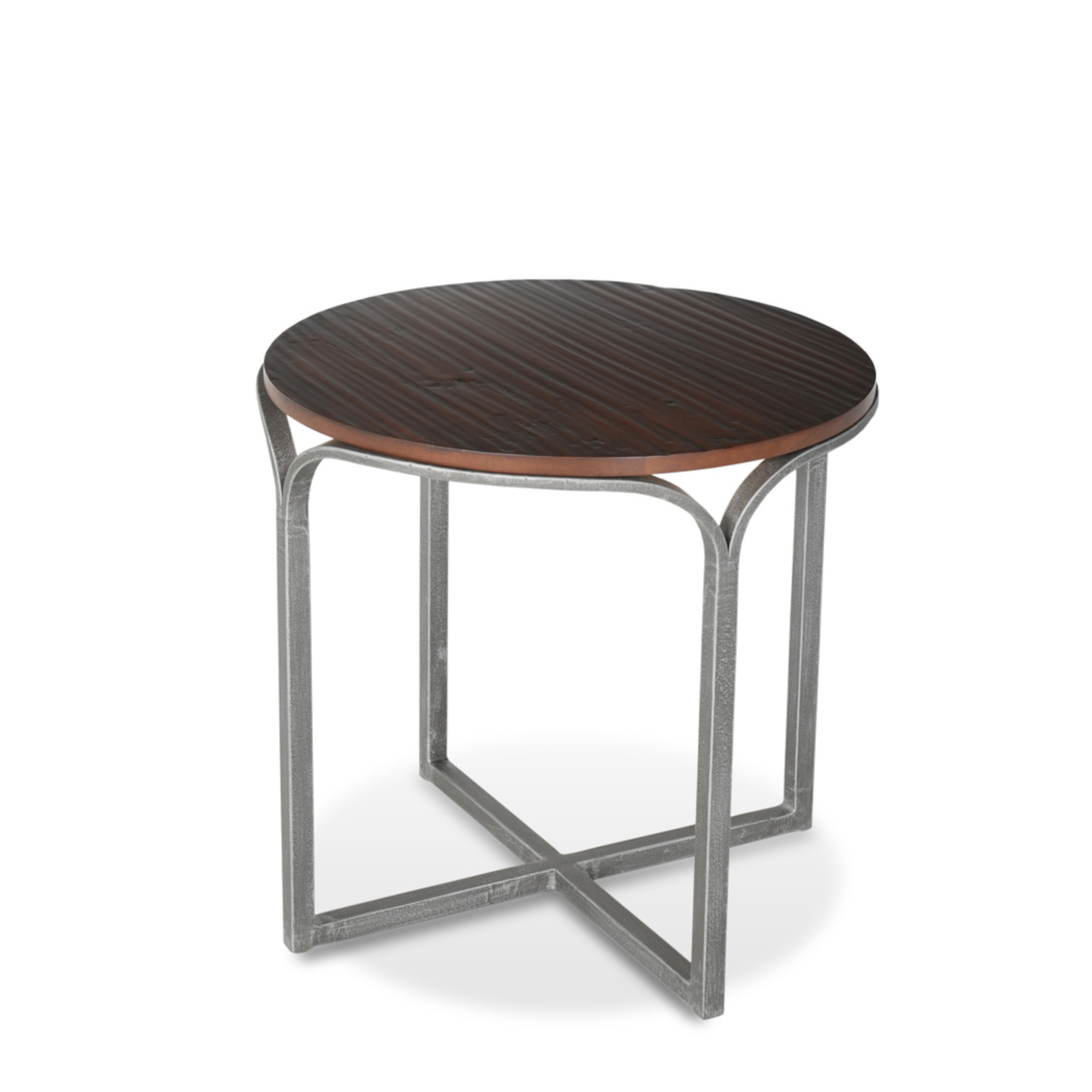 Wave Round End Table by Charleston Forge