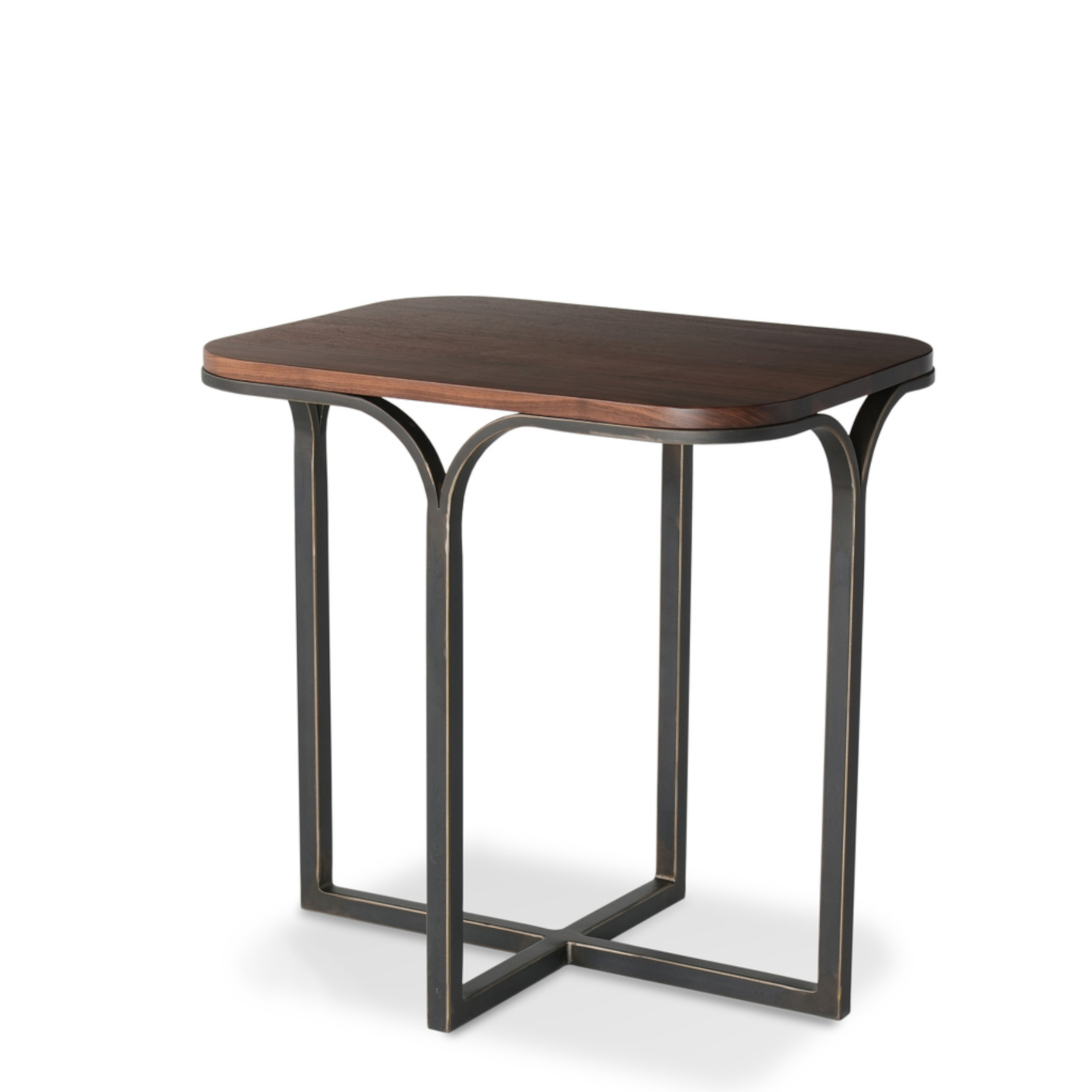 Wave Rectangular End Table by Charleston Forge