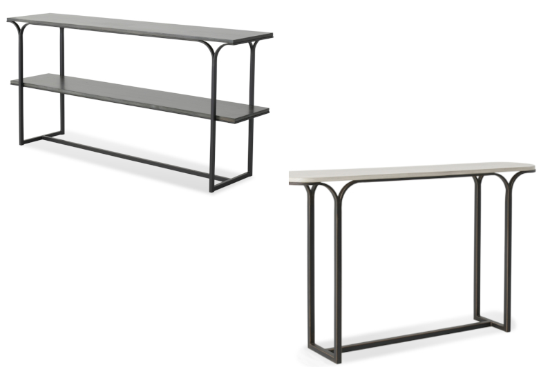 Wave Console Tables by Charleston Forge