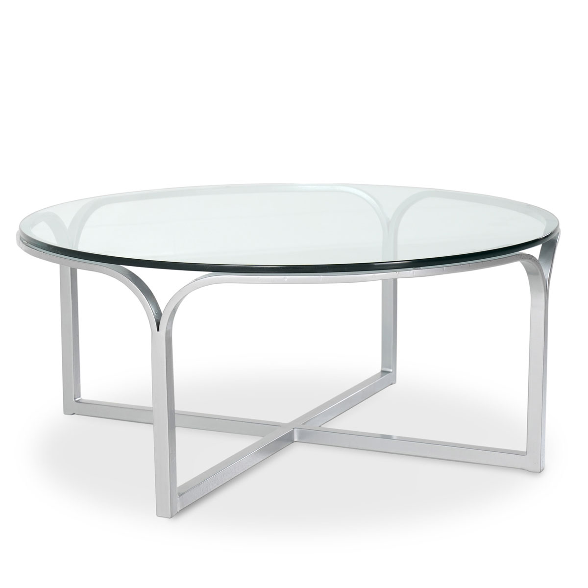 Charleston Forge Wave 48 inch Round Cocktail Table