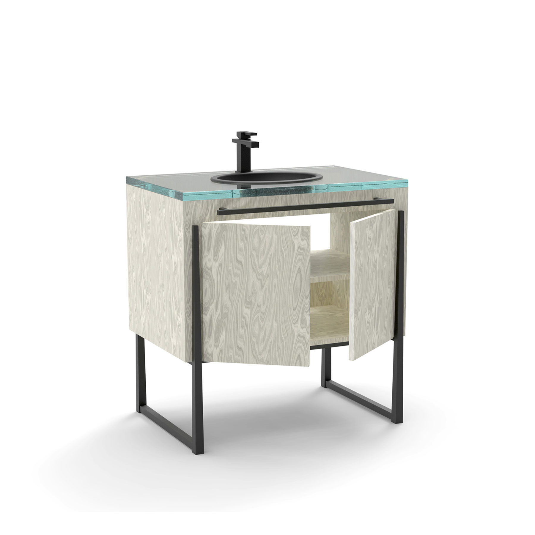 Charleston Forge Cooper Single Vanity Open
