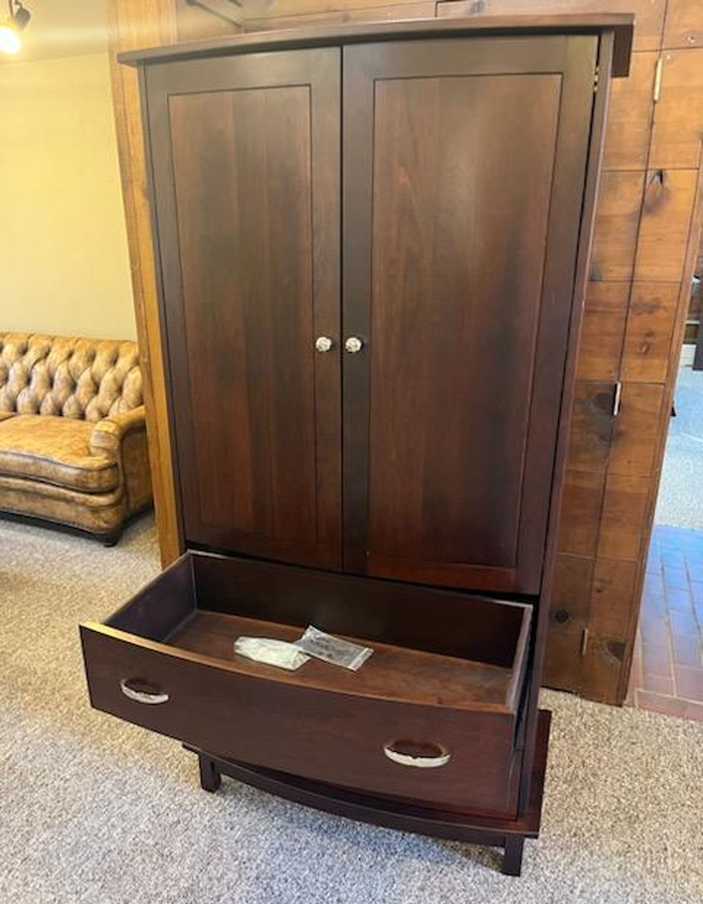 Arch Armoire in Cherry