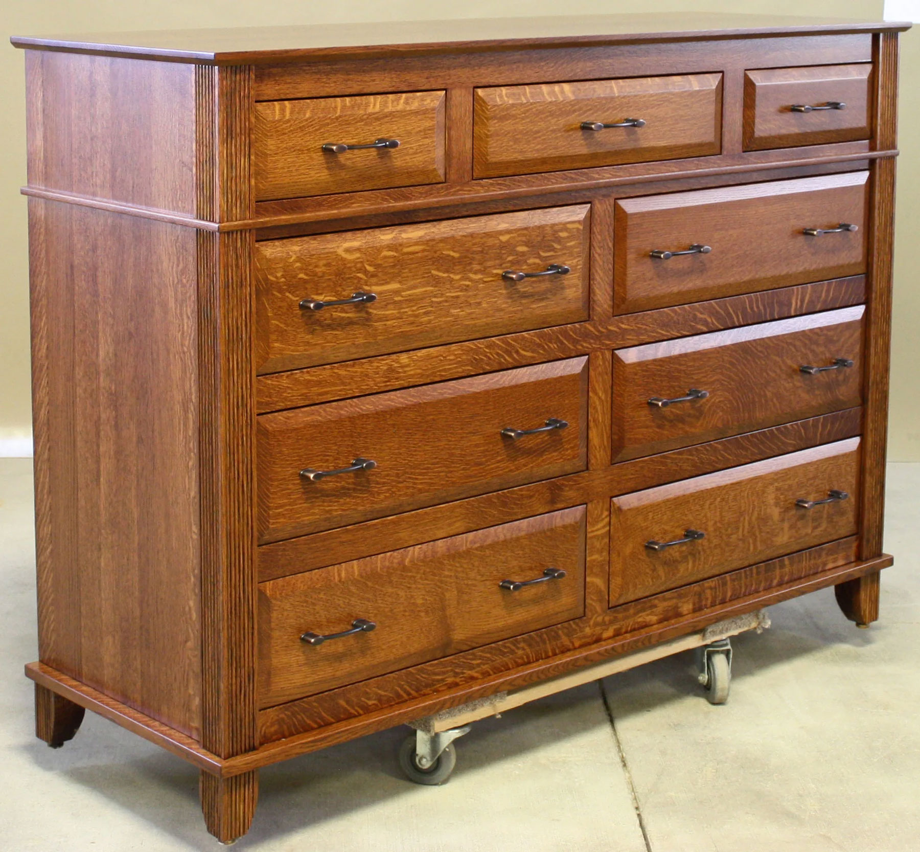 Arlington 60 inch Dresser in Quartersawn White Oak