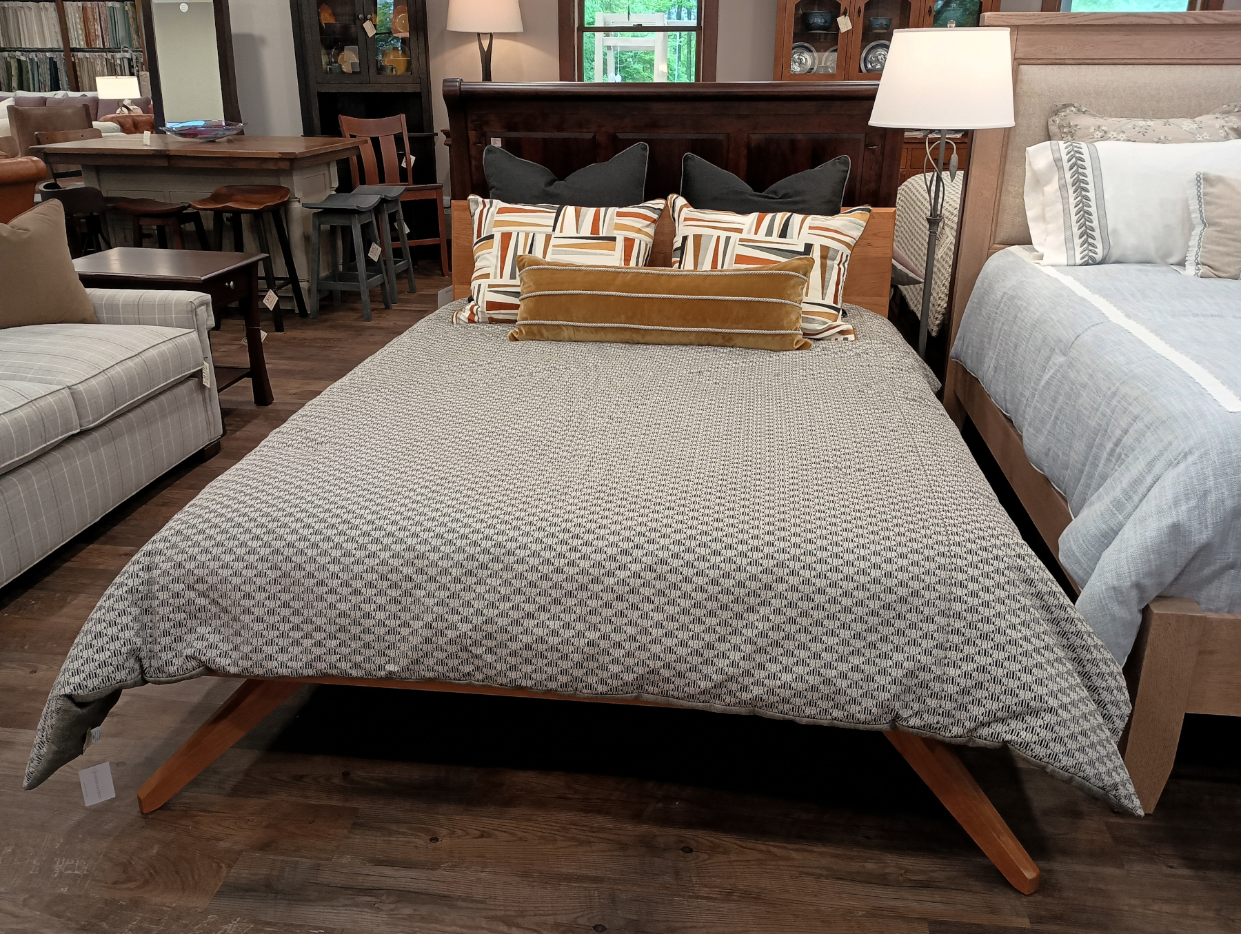 Astrid Panel  Queen Bed by Copeland in Cherry