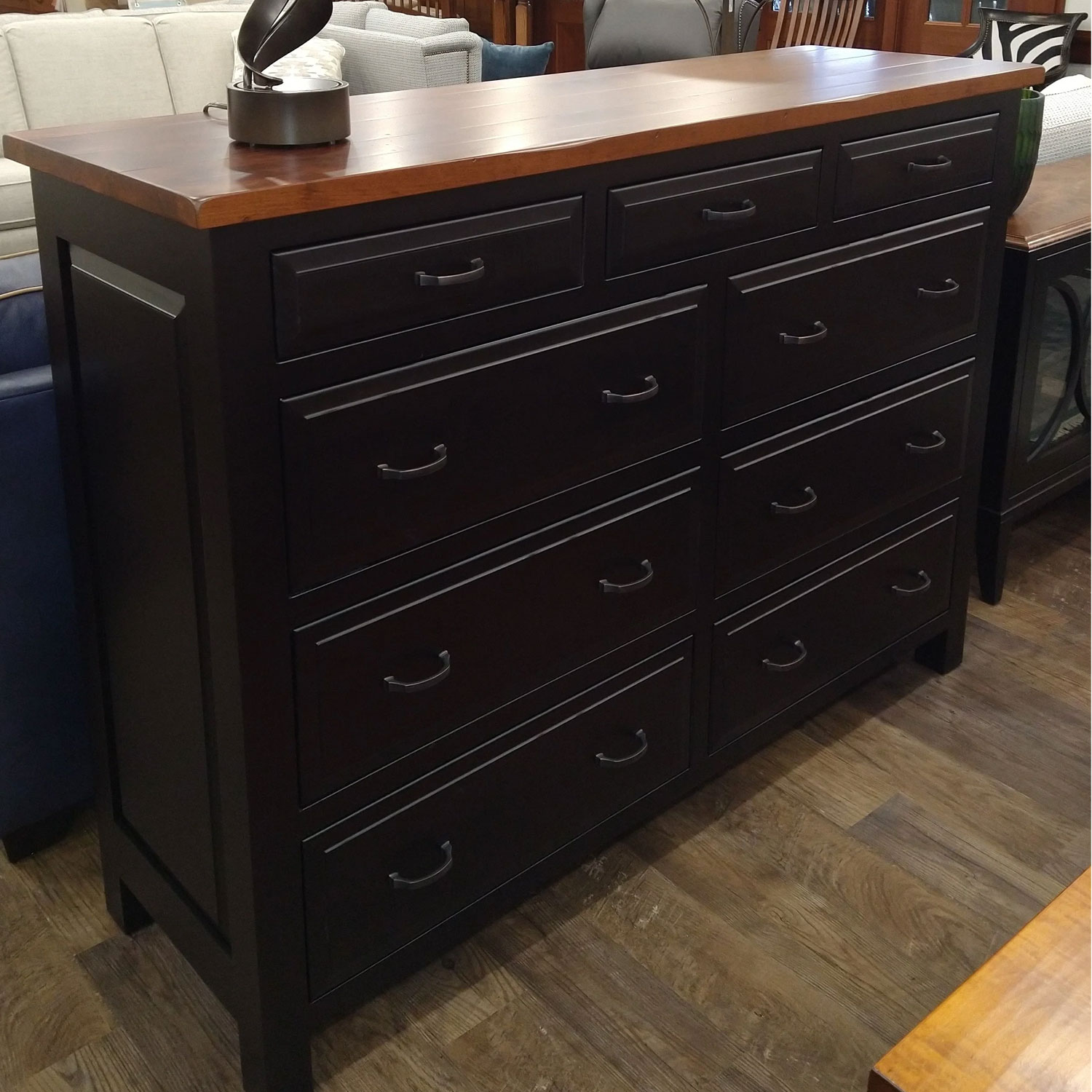 Cleveland High Dresser with Two Tone Finish