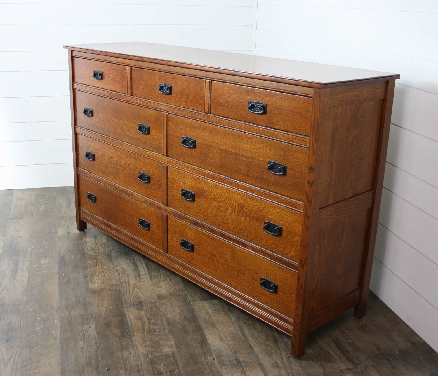 Country Mission Tall Dresser in Quartersawn White Oak