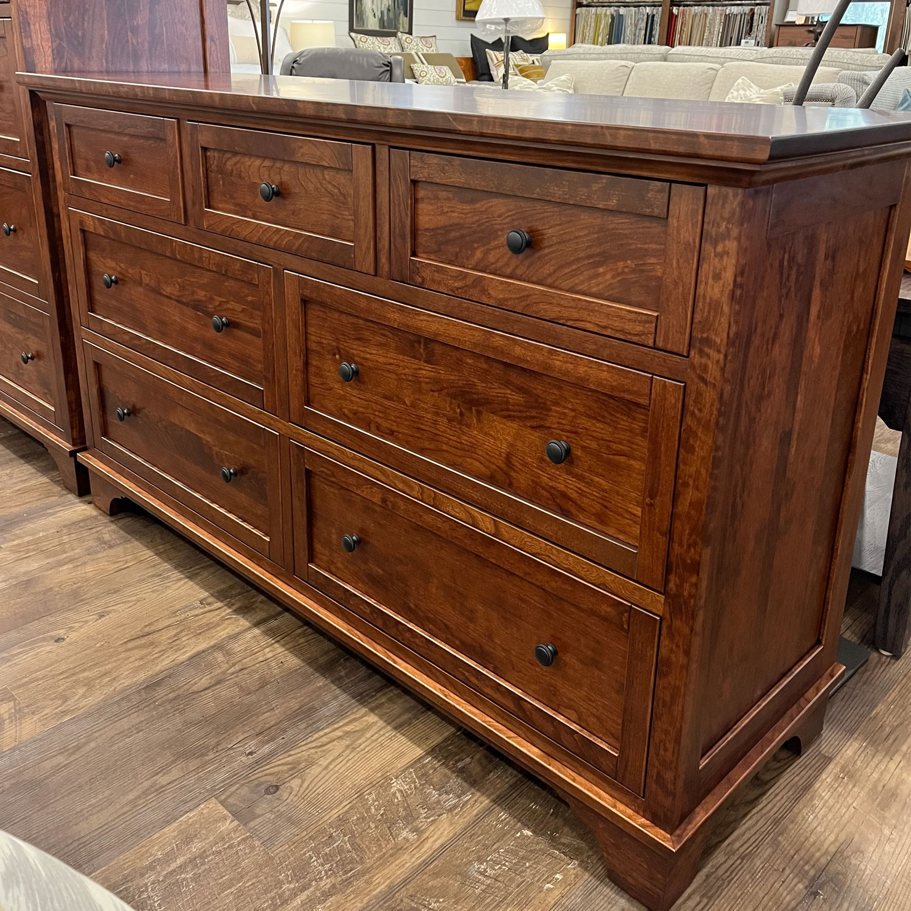 Redington Dresser in Rustic Cherry