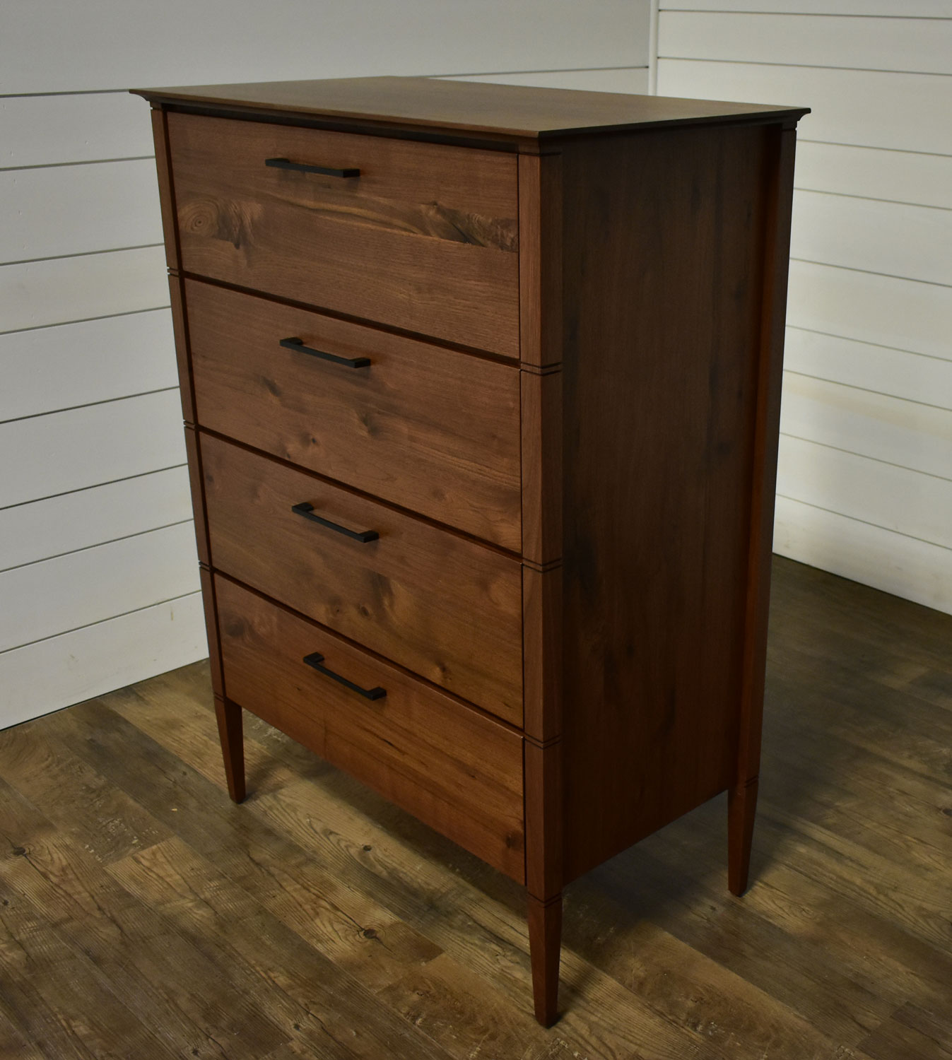 Reveal 4-Drawer Chest in Rustic Walnut