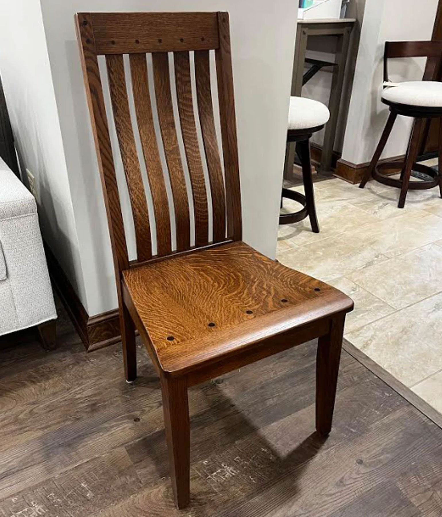 Abbington Side Dining Chair in Quartersawn White Oak