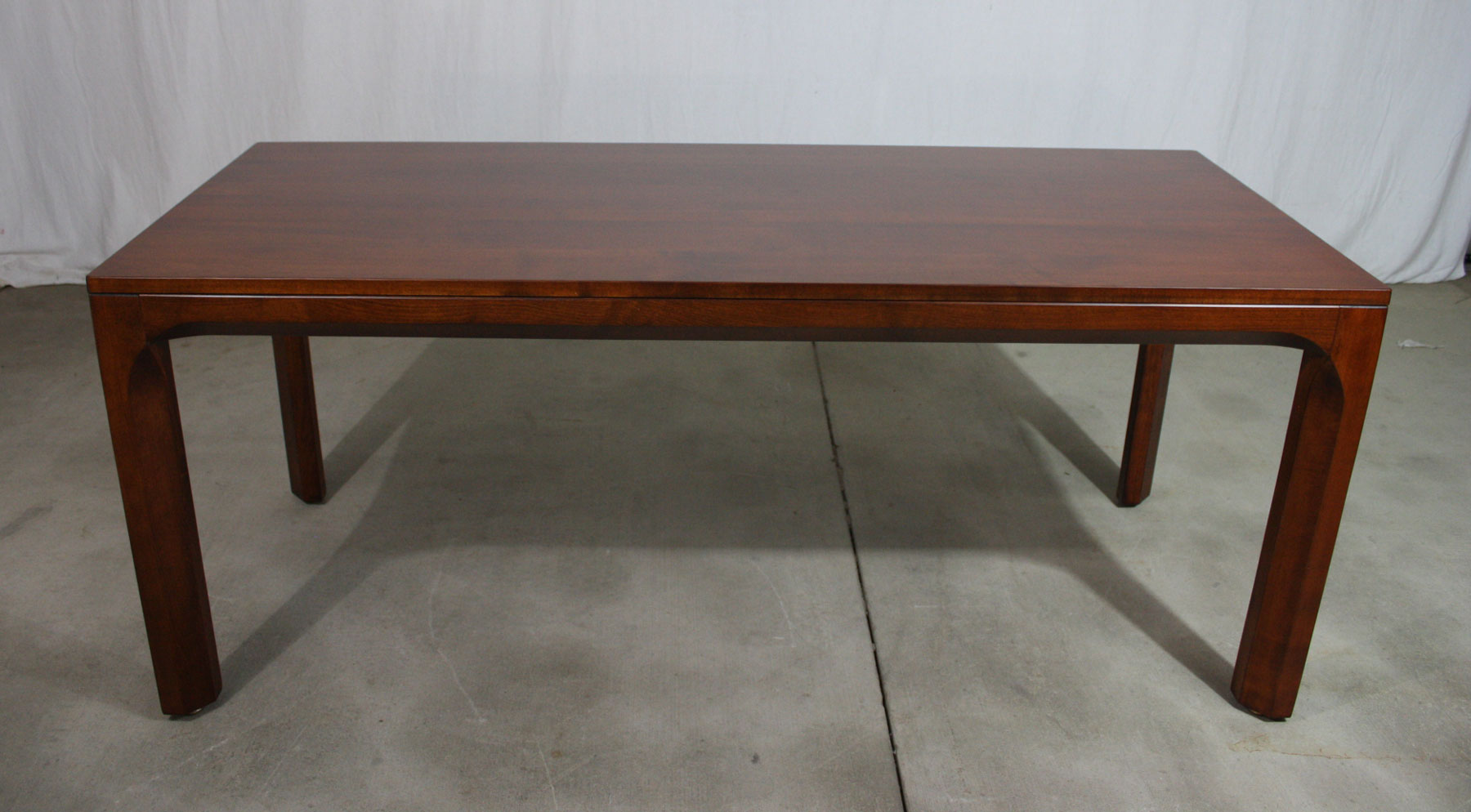 Columbo Dining Table or  Office Desk in Brown Maple