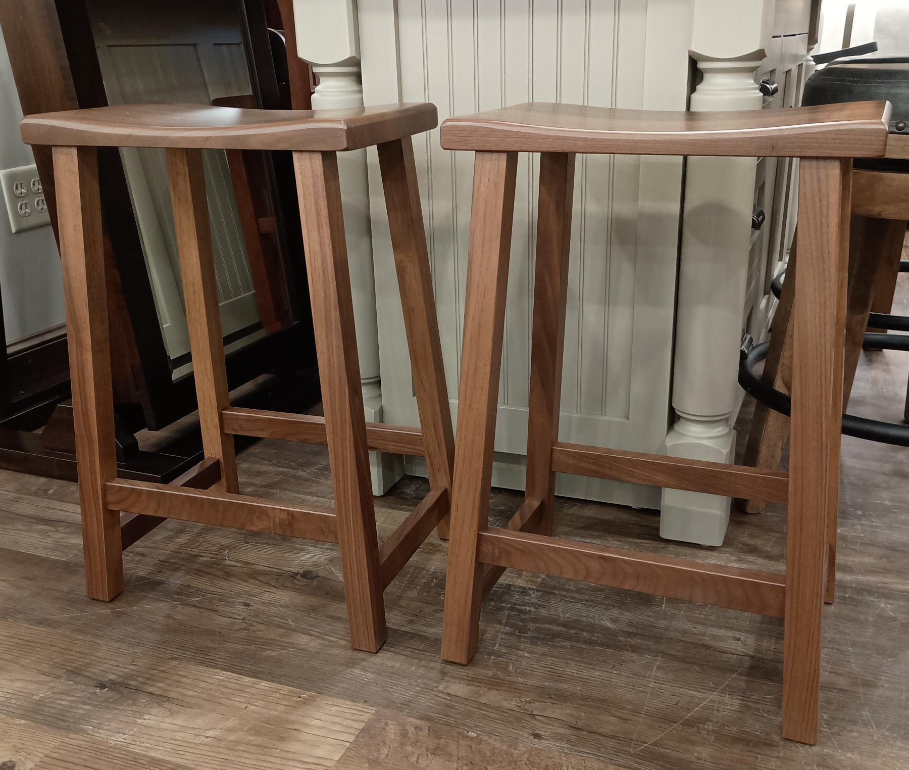 (1) Destiny Counter Stools in Walnut