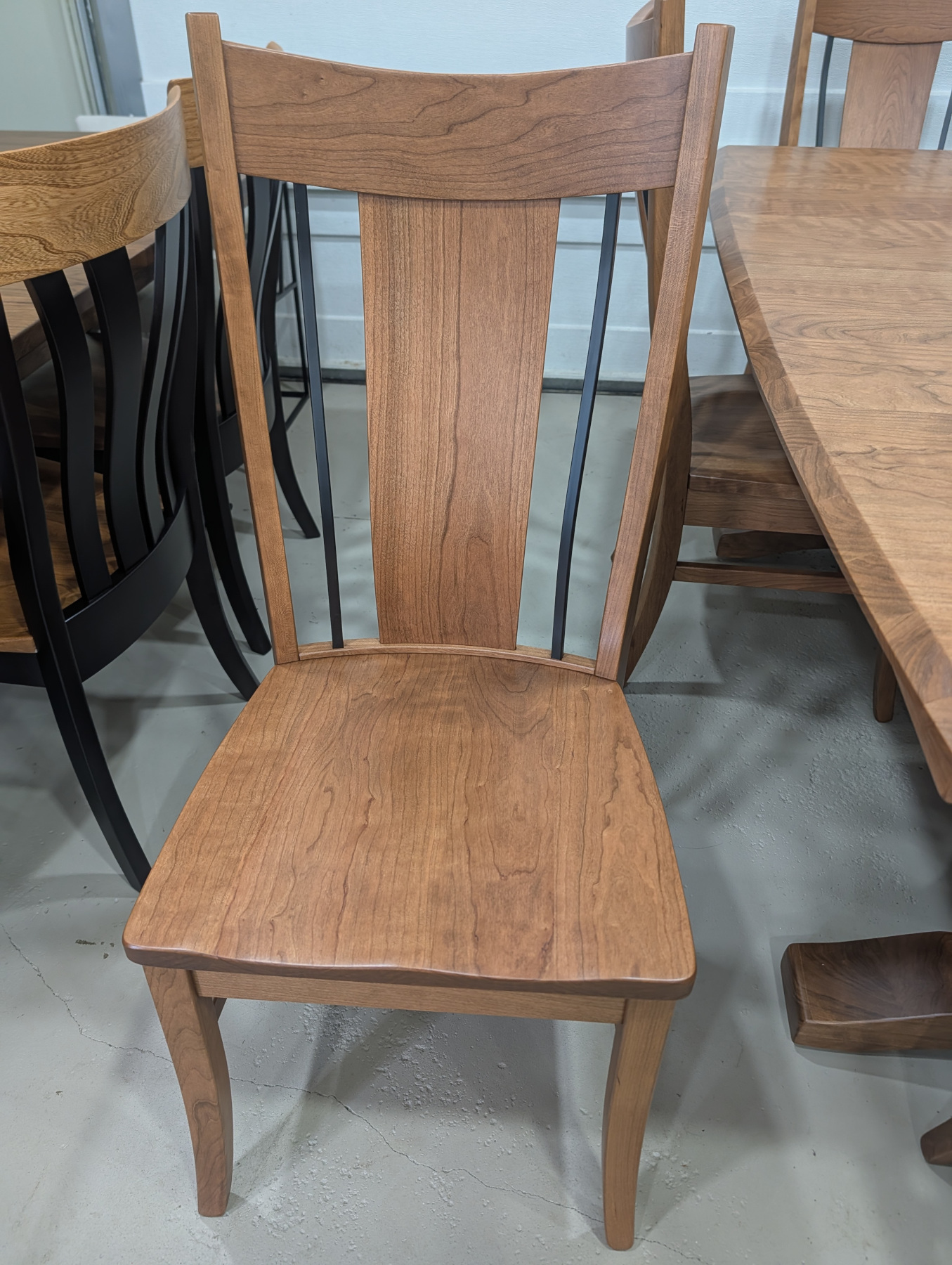 Eagle Side Chair with Wrought Iron