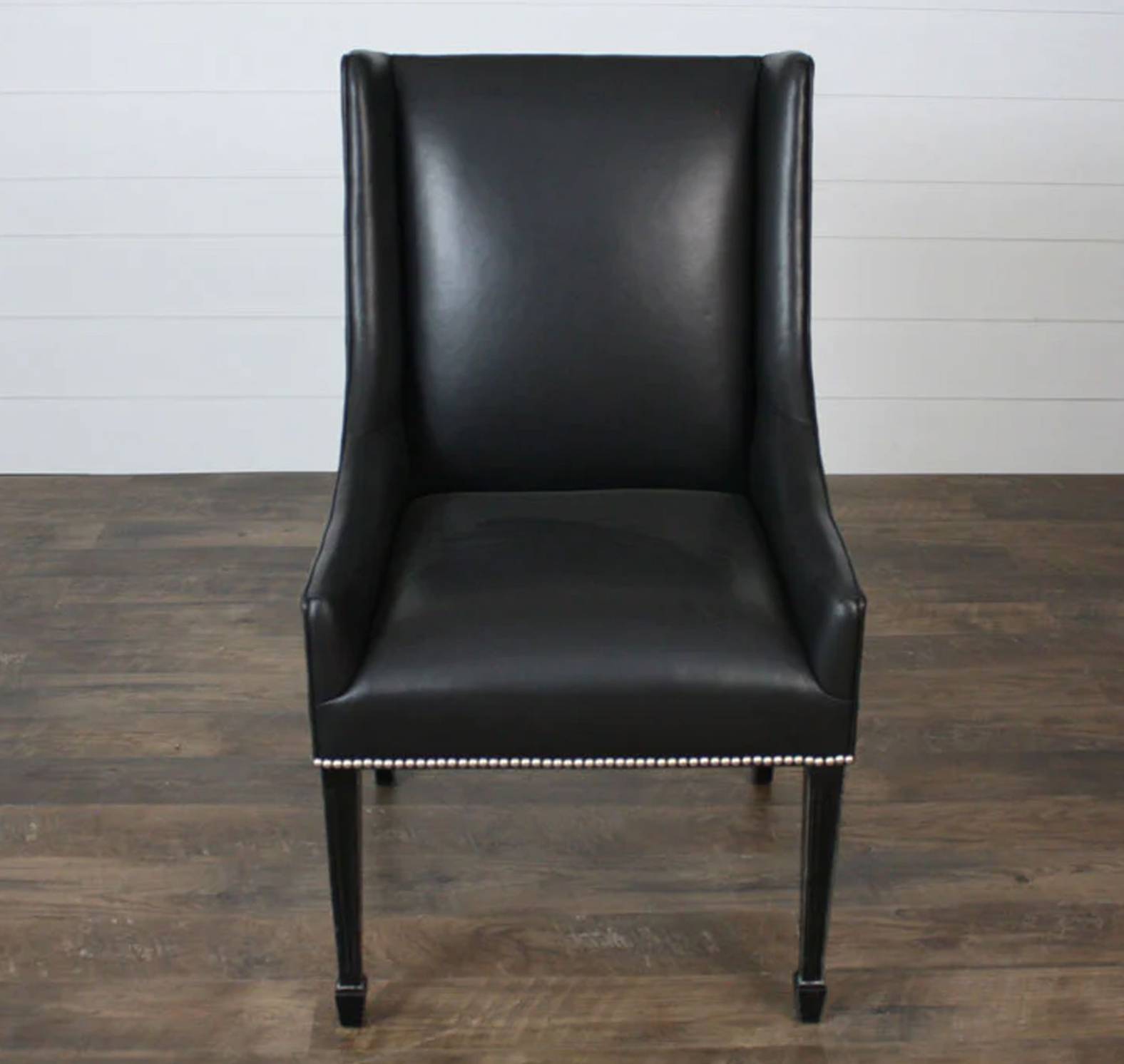 Jefferson 462 Host Chair by Leathercraft in Rembrandt Pepper Leather