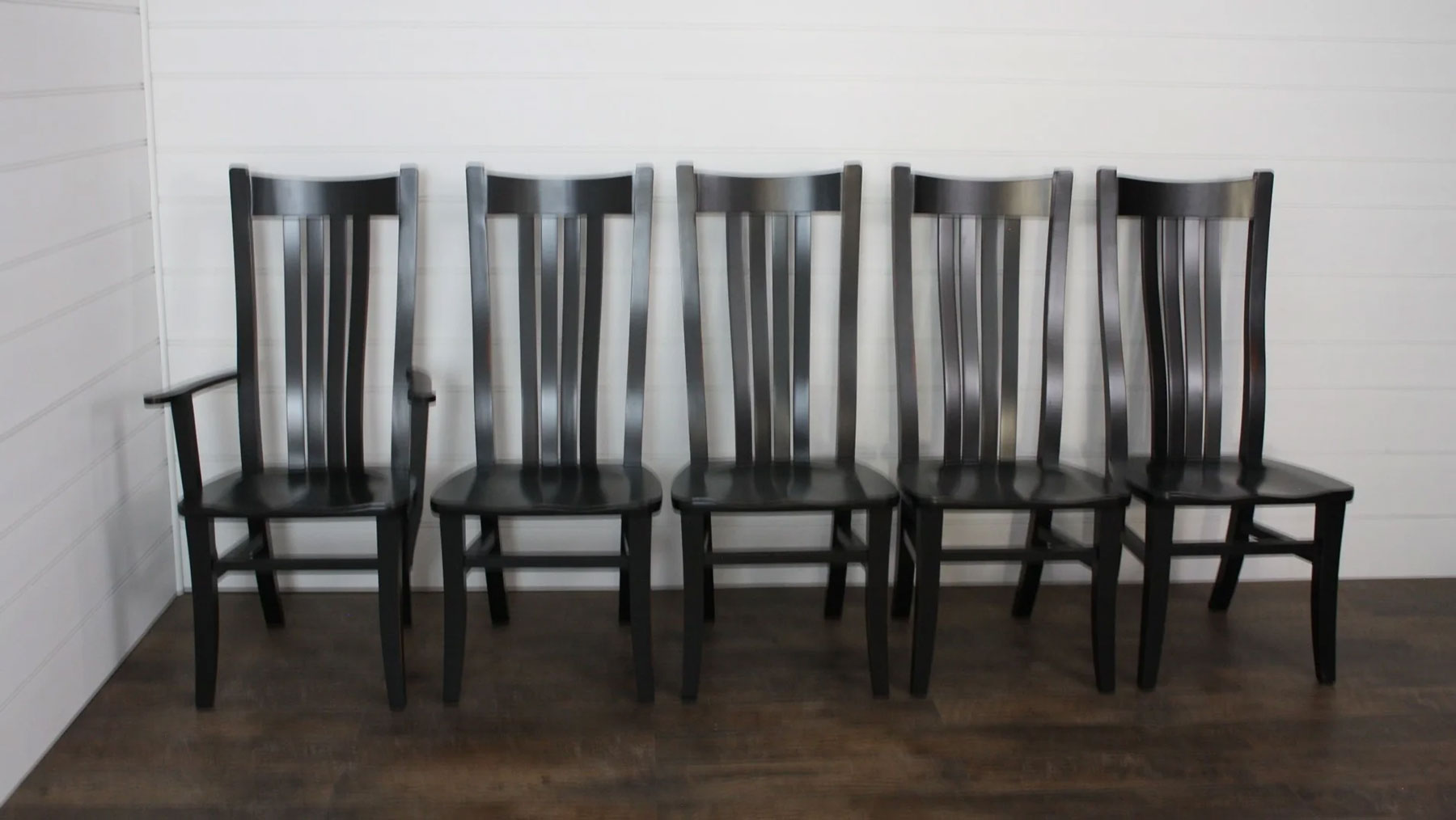 (6) Treharn Bella Dining Chairs in Brown Maple
