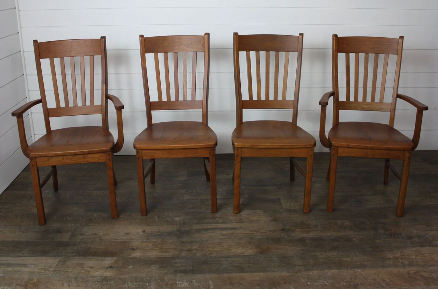 (4) Frontier Dining Chairs in Rustic Cherry