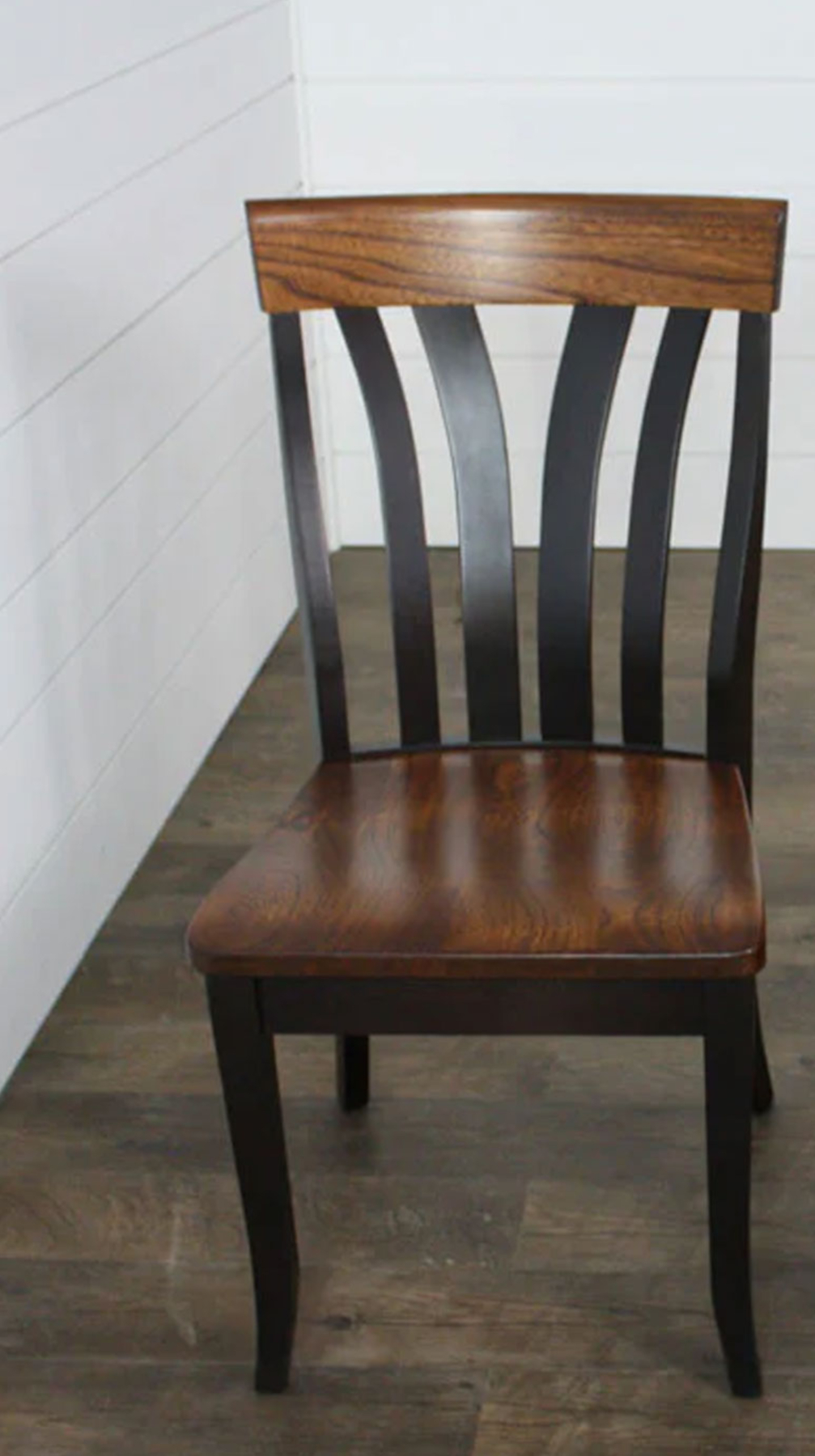  (1) Lennox Side Dining Chair in Brown Maple 