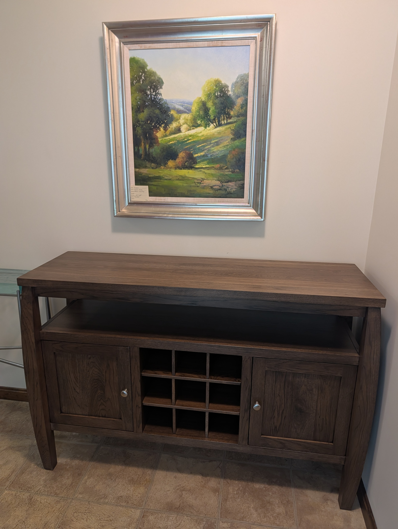 Modern Server in Hickory
