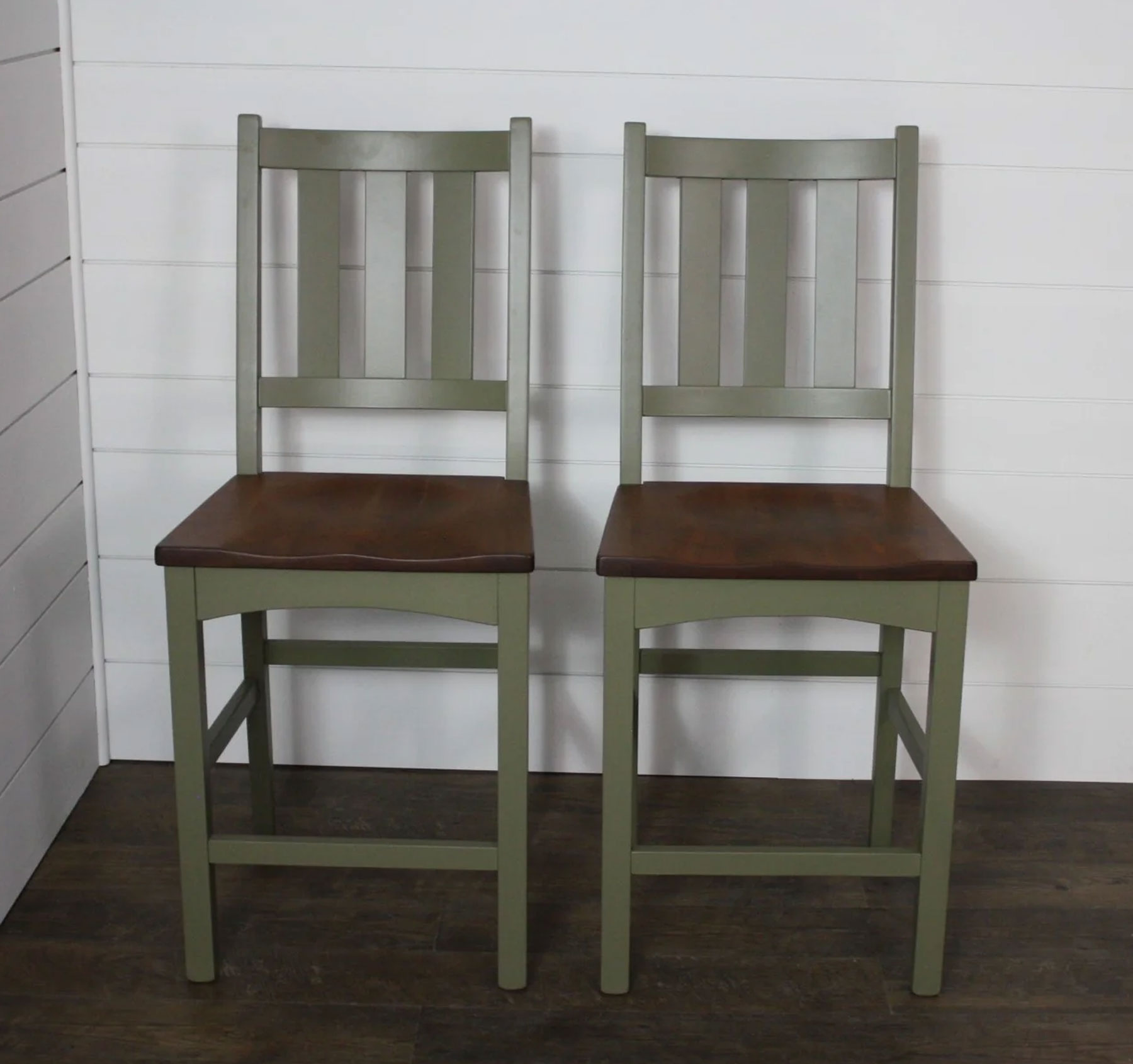 (2) Valencia Pub Chairs in Rustic Cherry