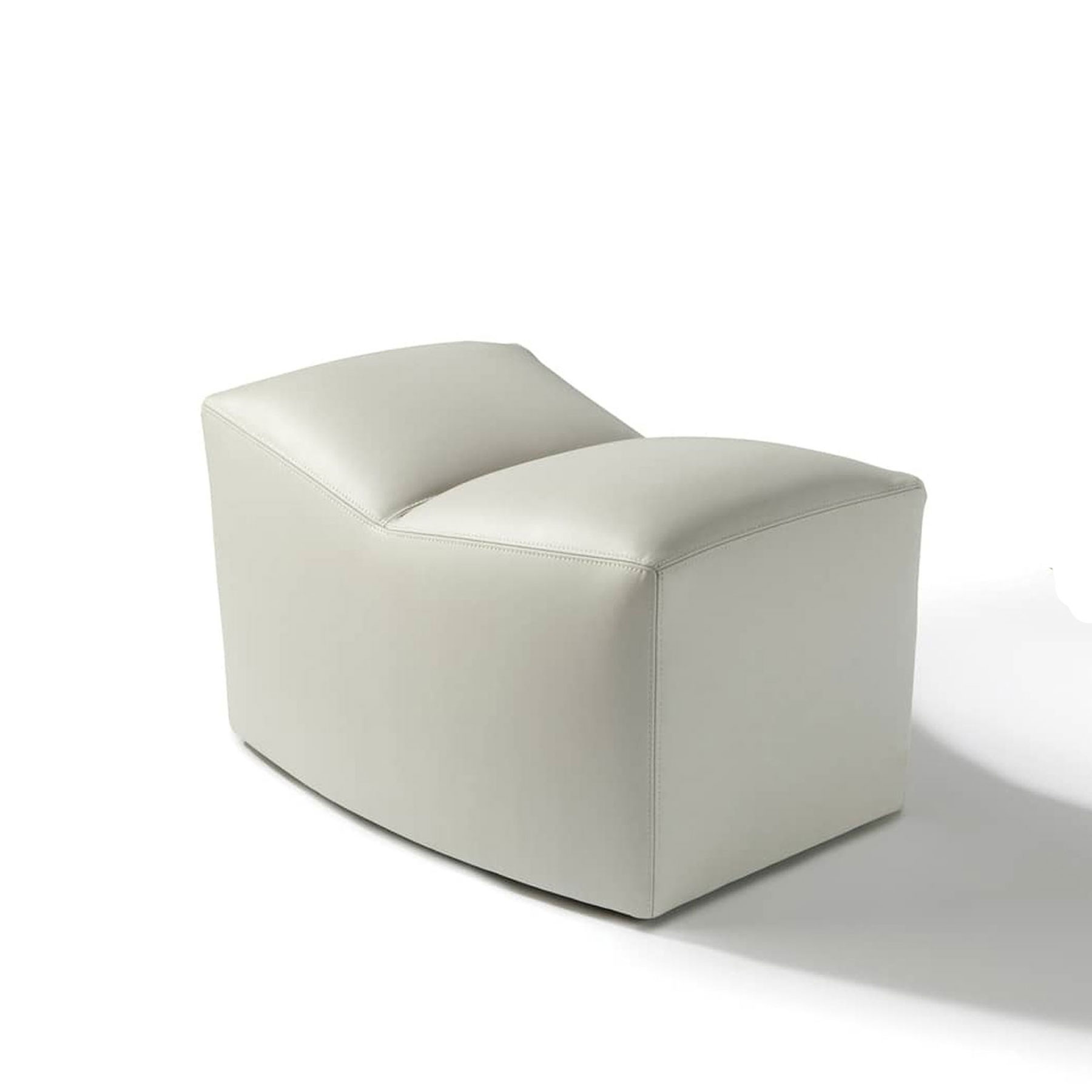 1454-000 Saddle Ottoman by Thayer Coggin in Fabric