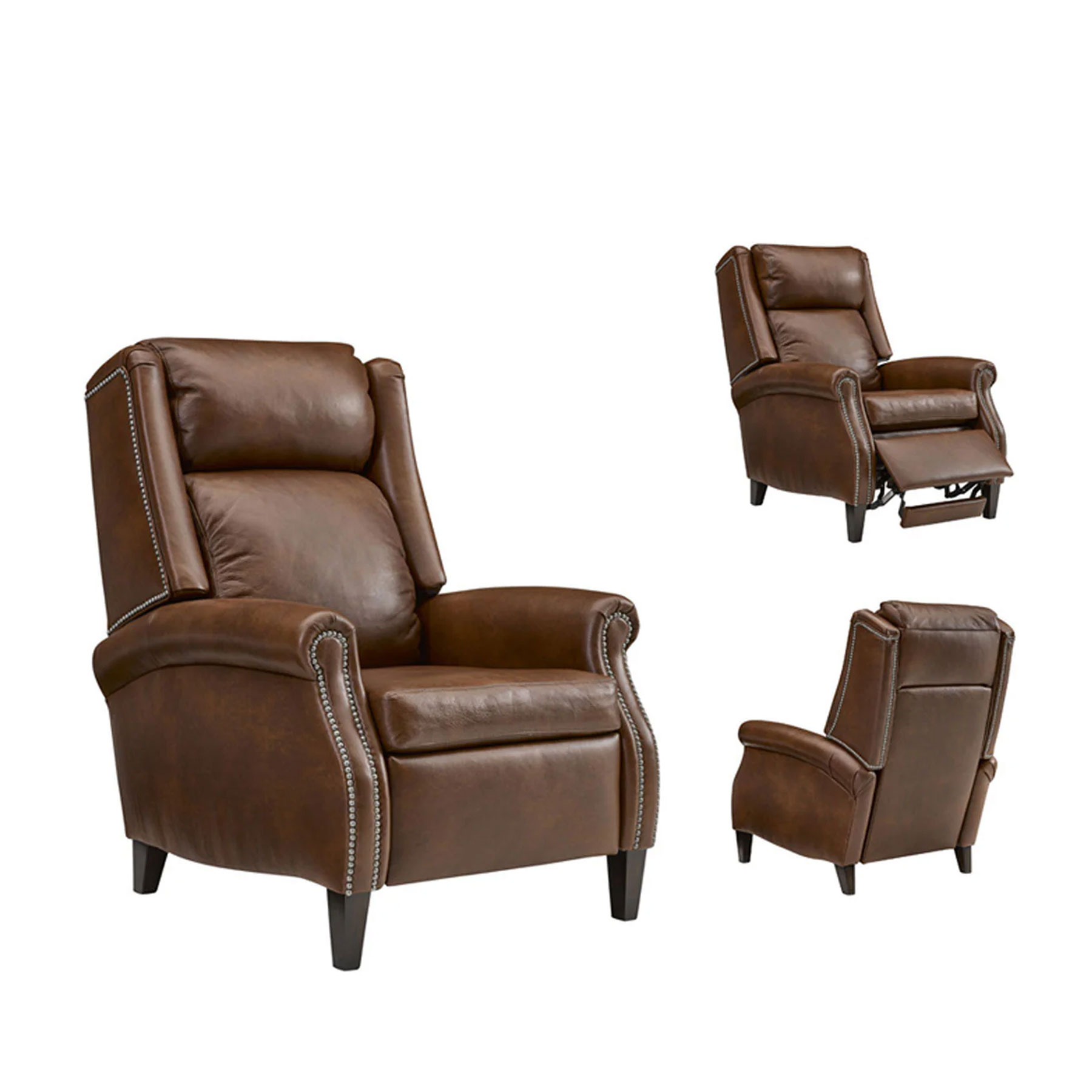 Leathercraft 537-HA7P Oasis Recliner in Hot Toddy Leather