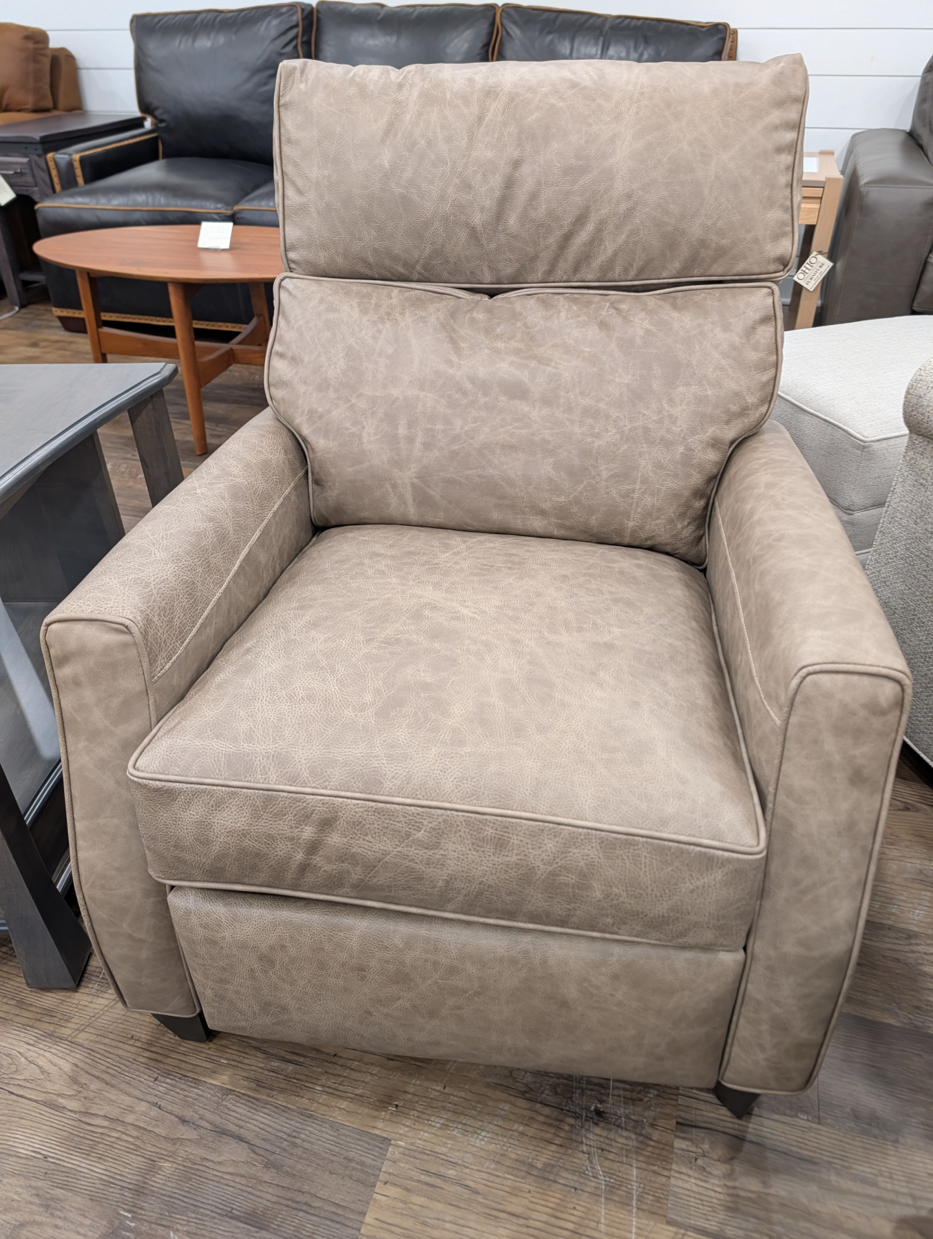 Alex Recliner with Pop-Up Headrest by Stacey Rogers in Big Horn Leather