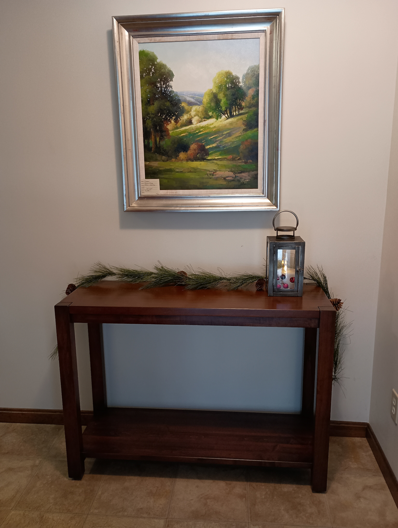 Brantbury Sofa Table in Brown Maple
