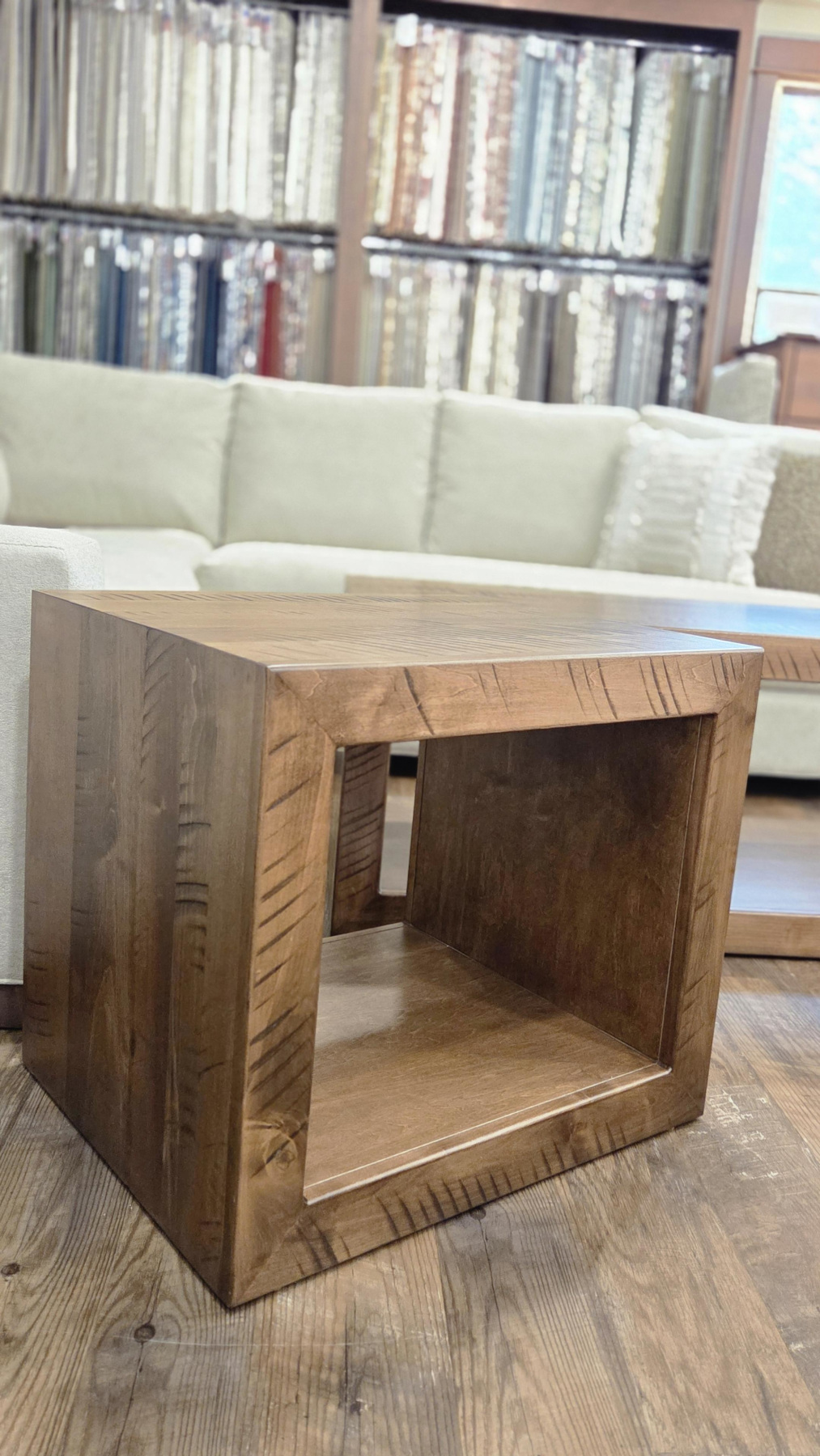 Folsom End Table in Brown Maple