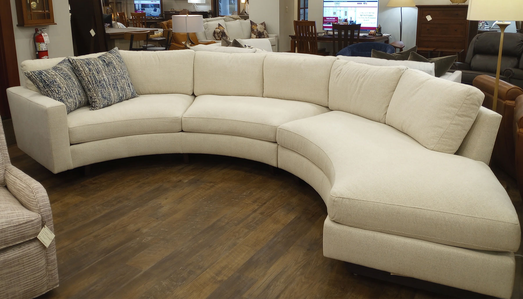Thayer Coggin 1434 Clip 2 Series Sectional in Fabric