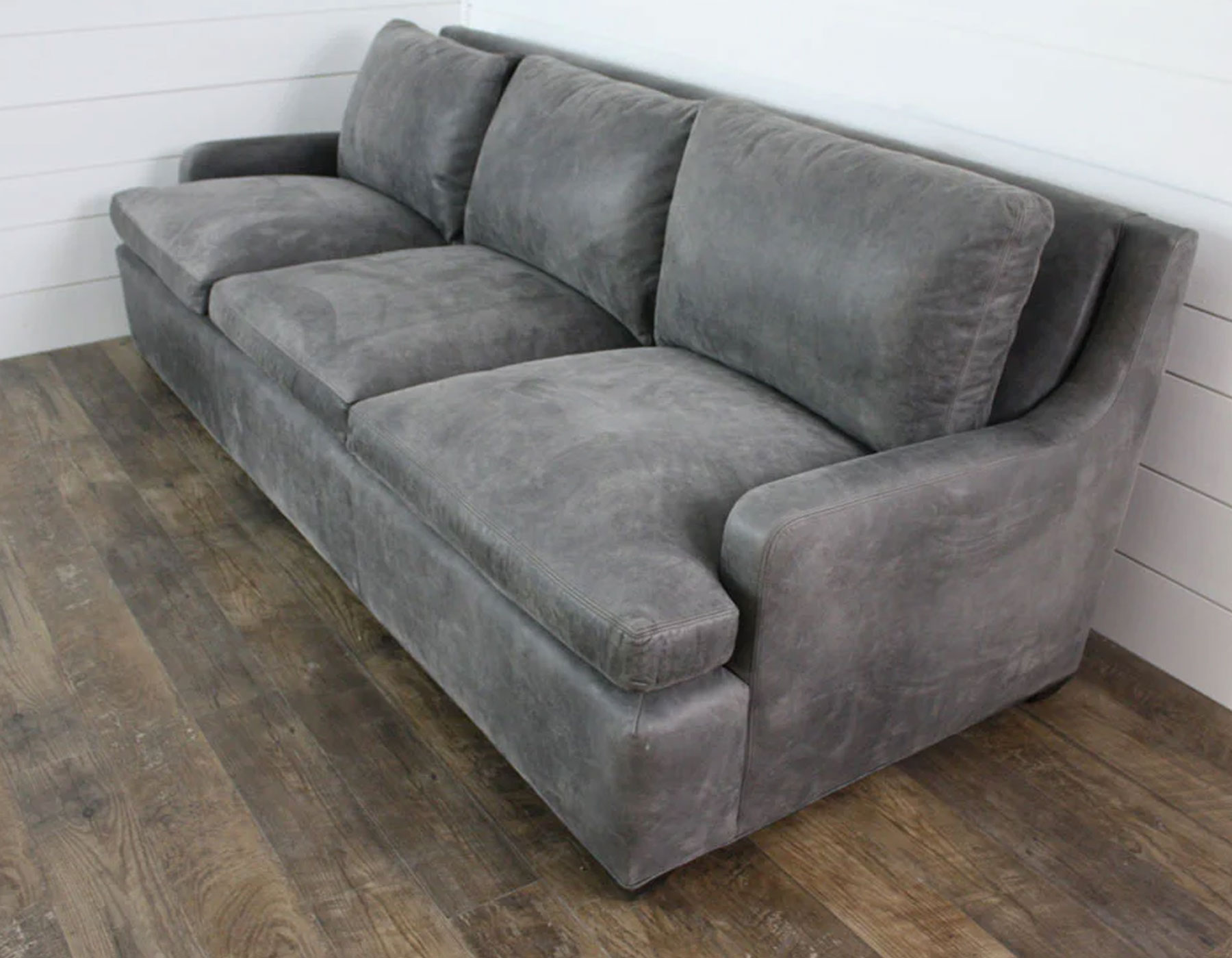 Leathercraft 577-94 Paxton Sofa in Slate Leather