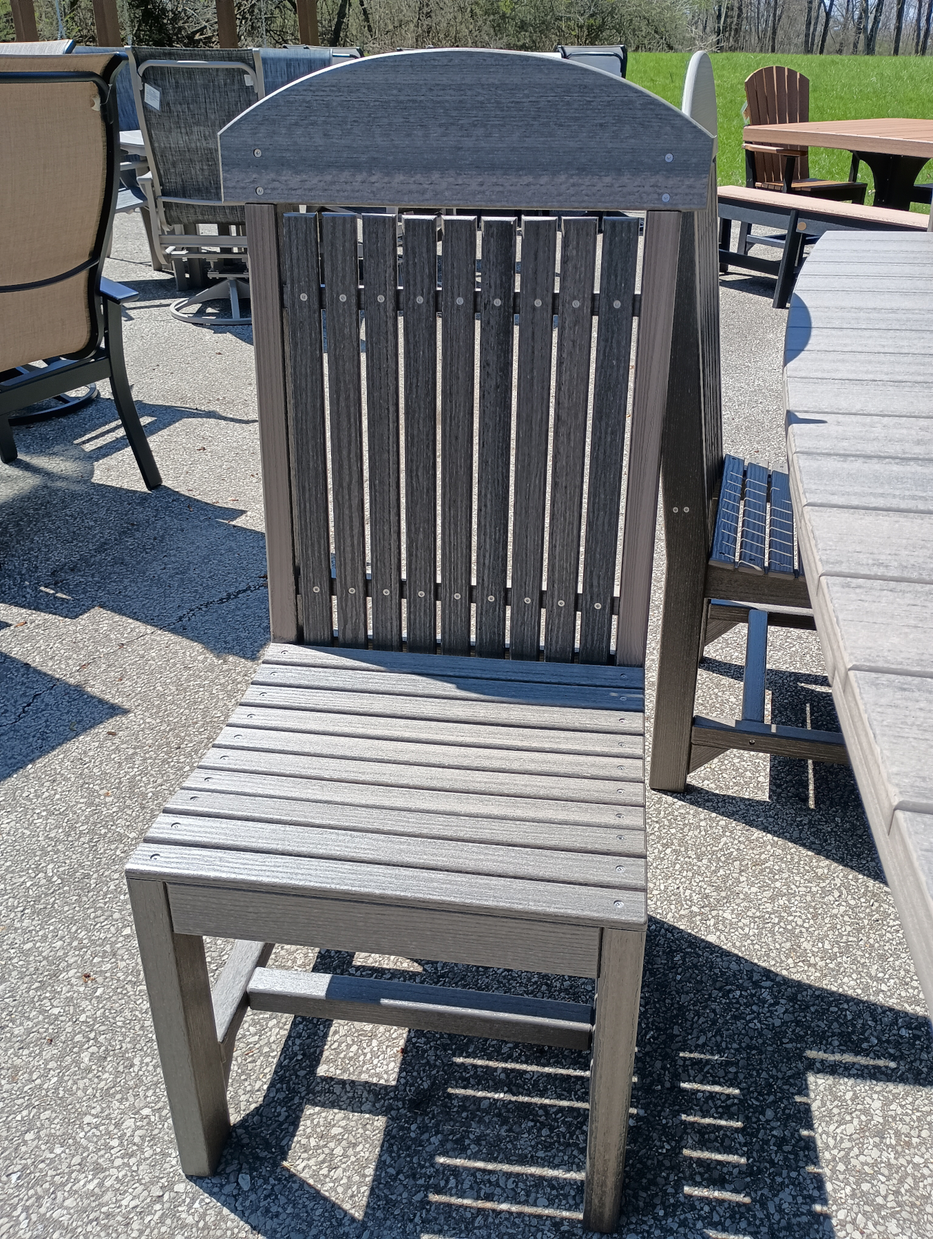 Classic Side Dining Chair in Coastal Gray