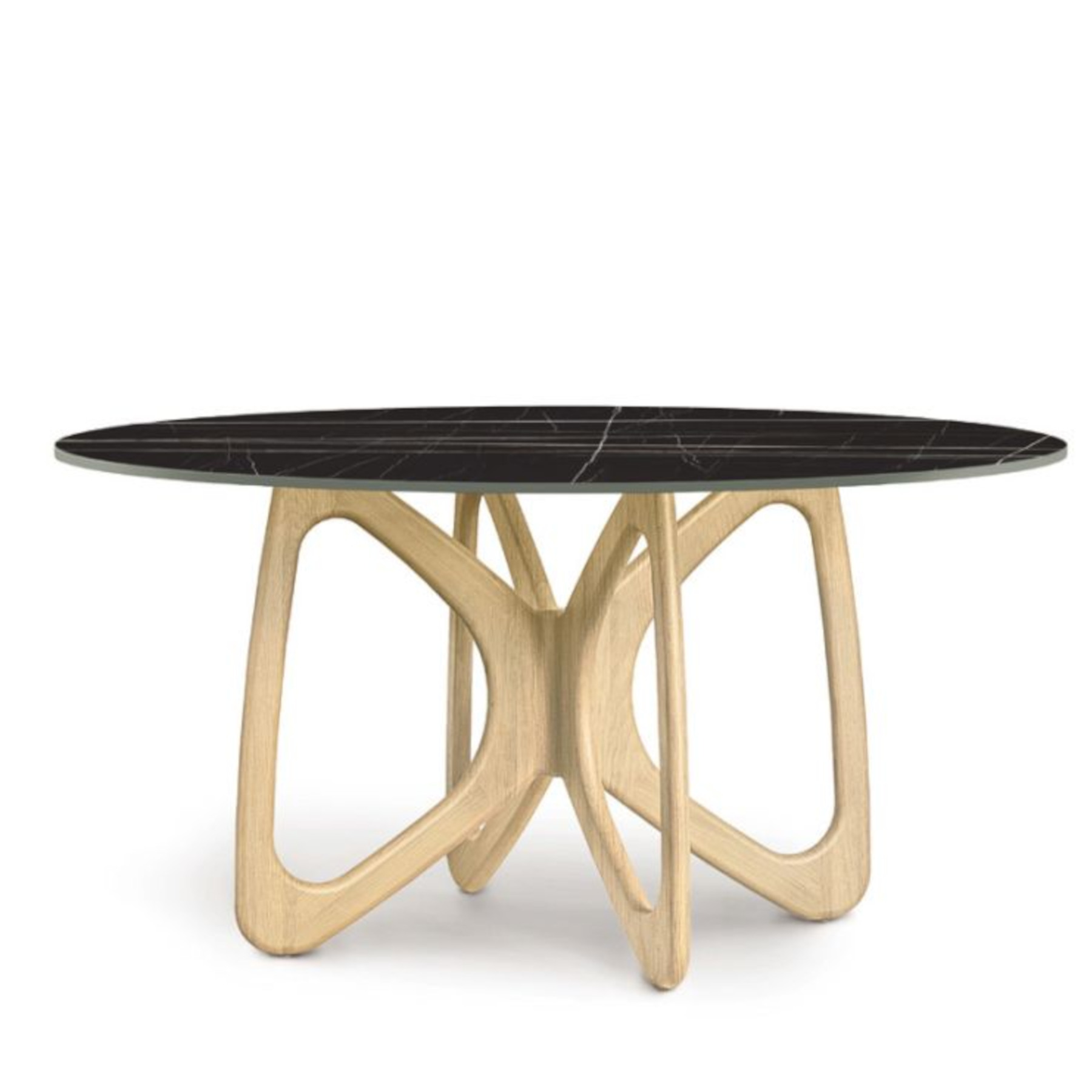Copeland Butterfly Round Sintered Stone Top Tables