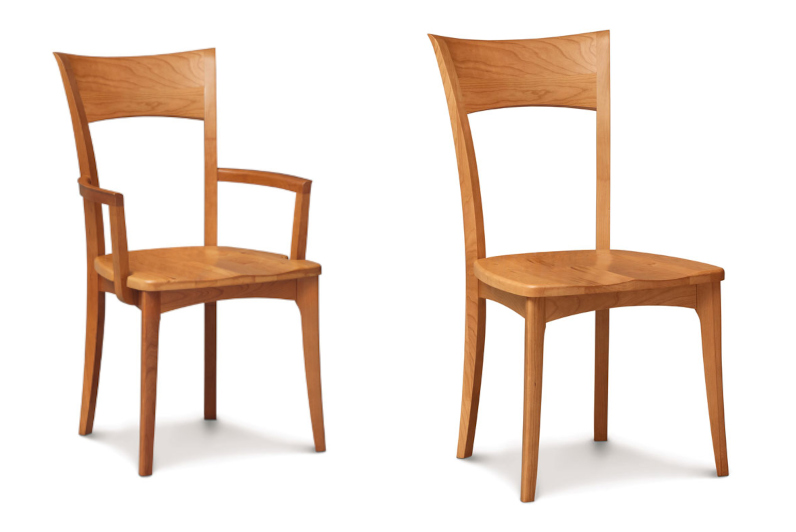 Ingrid Chairs with Wood Seat by Copeland