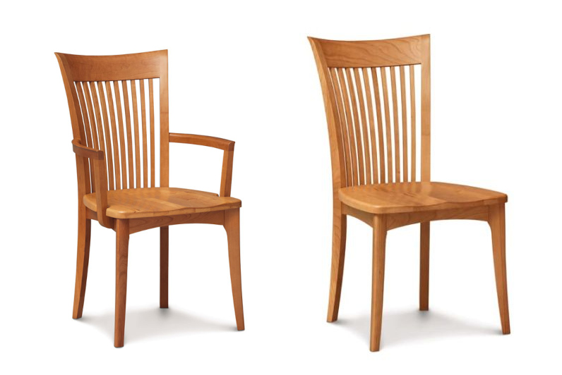 Sarah Chairs with Wood Seat by Copeland