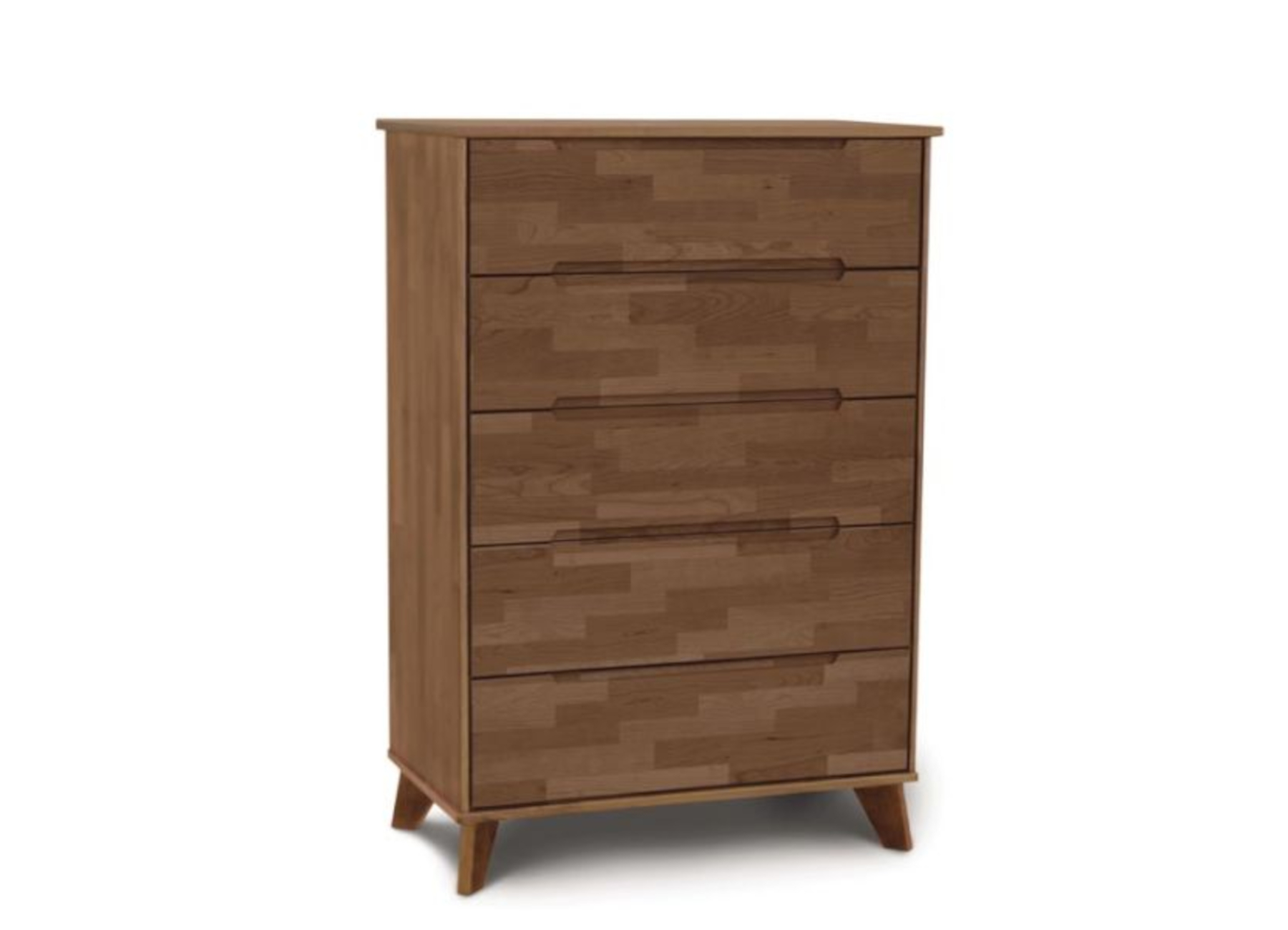 Linn 5-Drawer Chest in Saddle Cherry