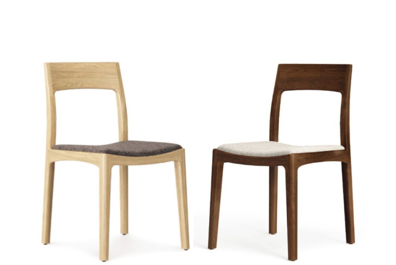 Lisse Upholstered Seat Chairs by Copeland