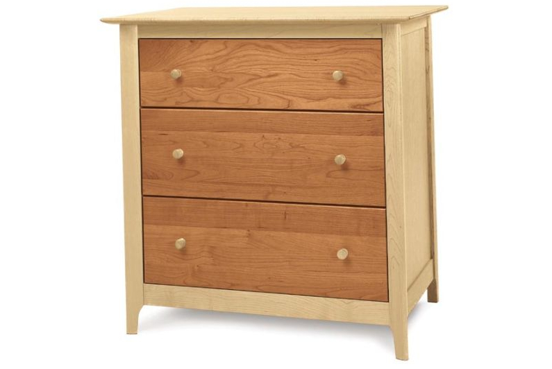 Sarah 3-Drawer Chest in Maple/Cherry