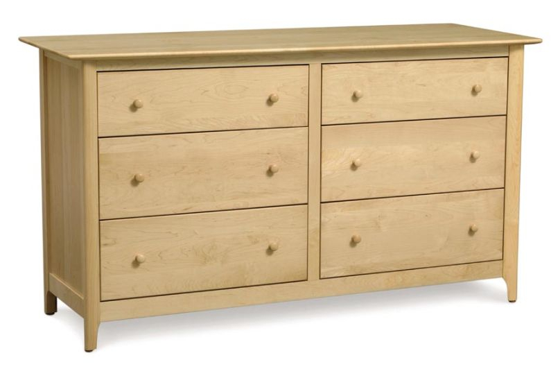 Sarah 6-Drawer Dresser in Maple
