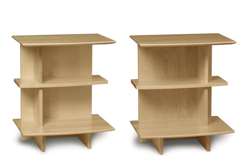 Sarah Storage Nightstands in Maple