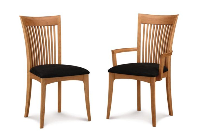 Sarah Chairs with Upholstered Seat by Copeland