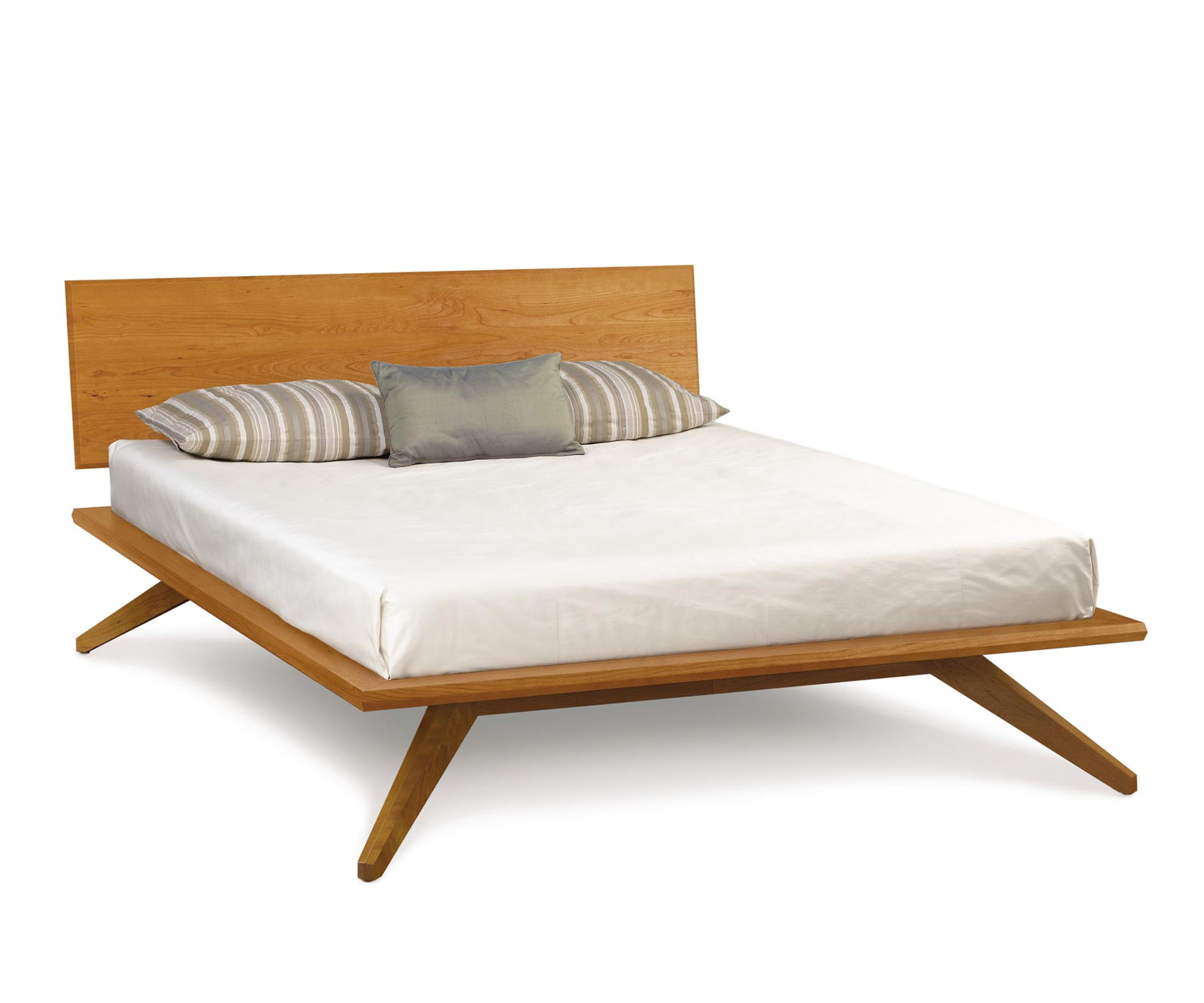 Astrid Bed with 1 Panel Headboard in Cherry
