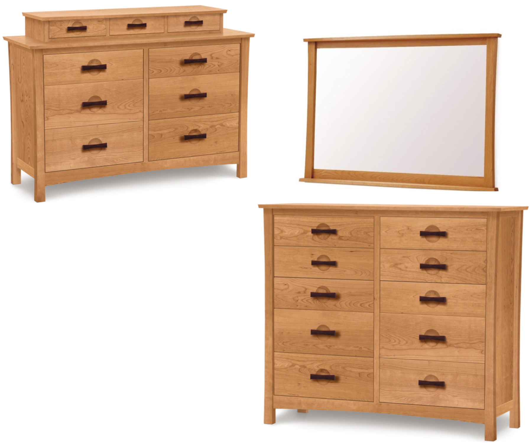Berkeley Dressers & Wall Mirror by Copeland