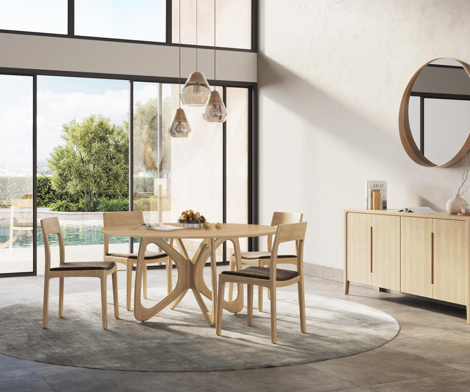 Copeland Butterfly Table in Oak