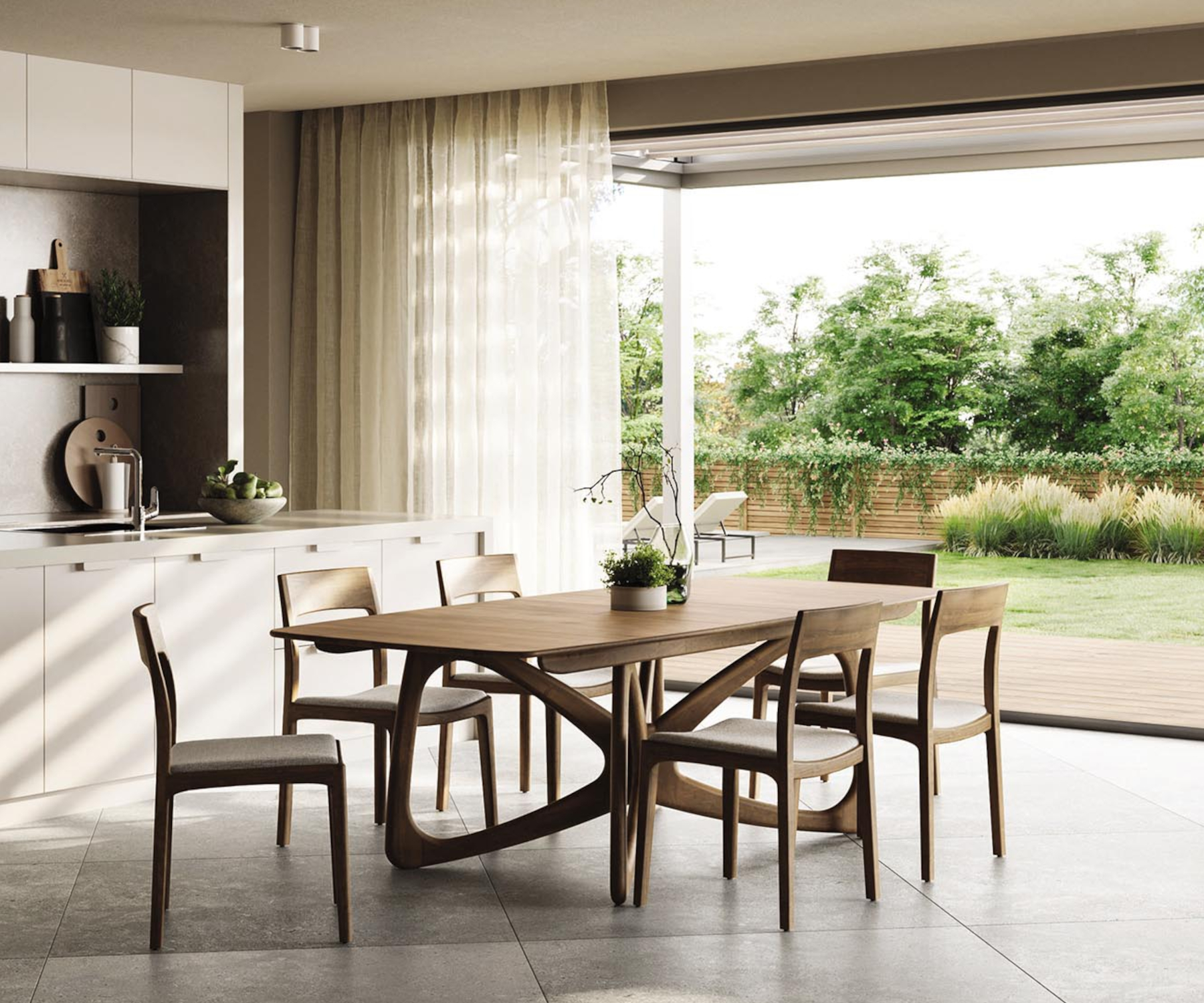 Butterfly 46" x 72" Extension Table