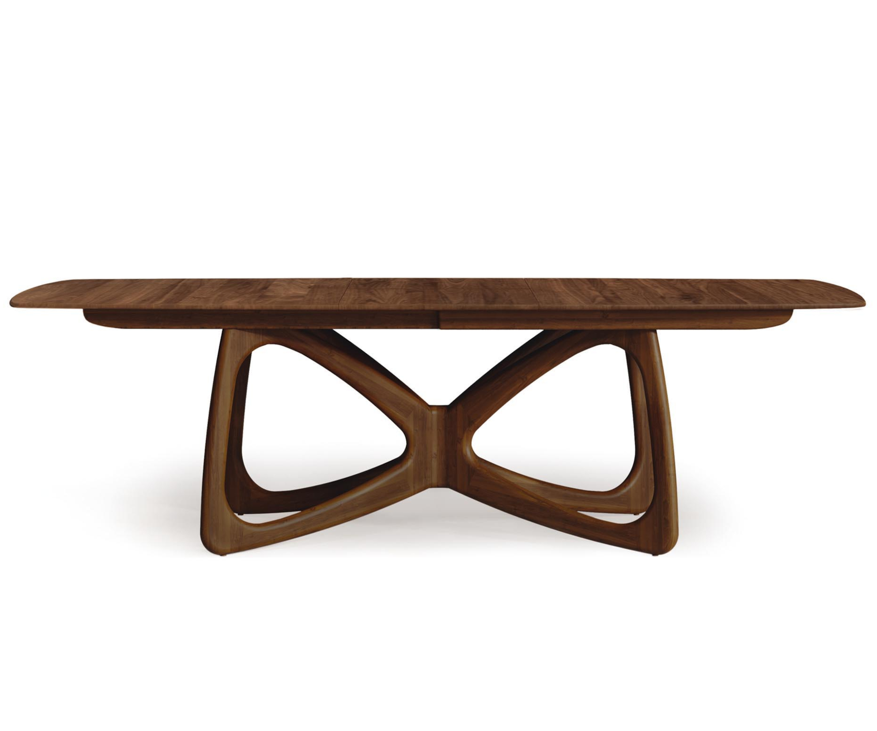 Butterfly 46" x 72" Extension Table in Walnut - Open